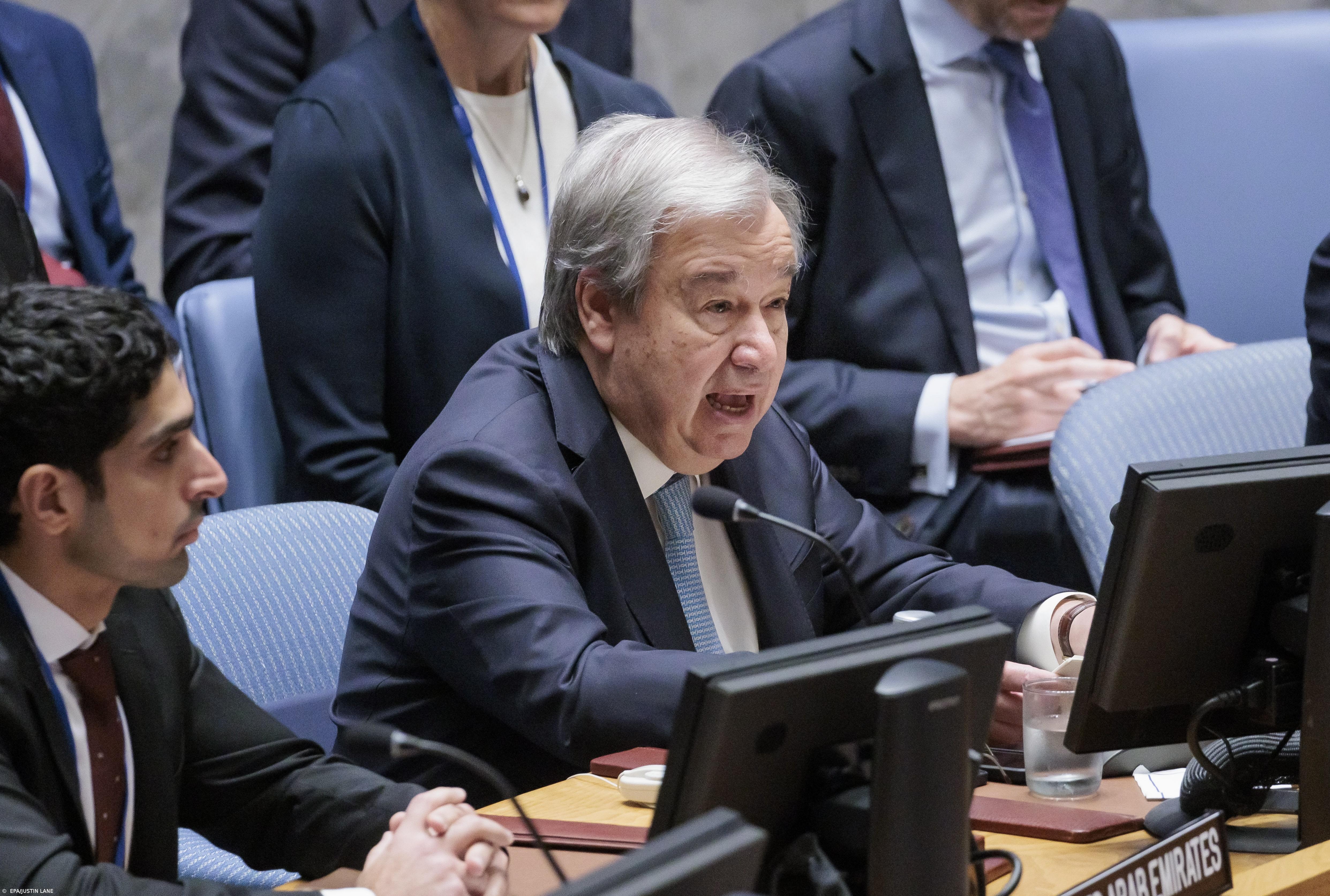 Guterres pede “máxima contenção” e defende que é “hora de recuar do abismo” – Imagem 1