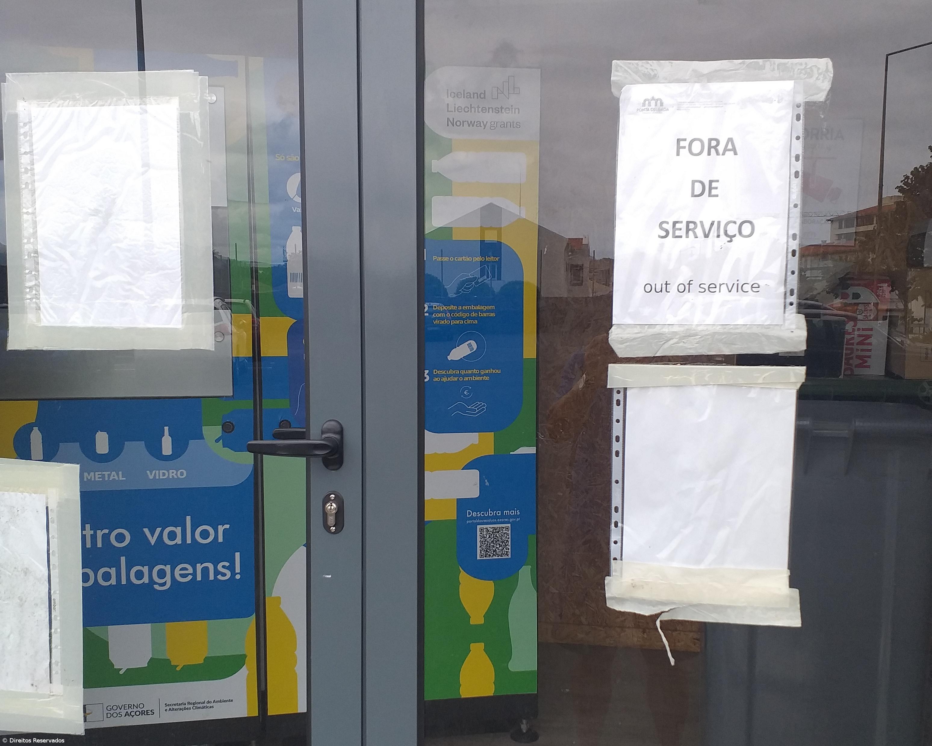 Máquina de logística reversa no parque da Madruga aguarda reparação – Imagem 1