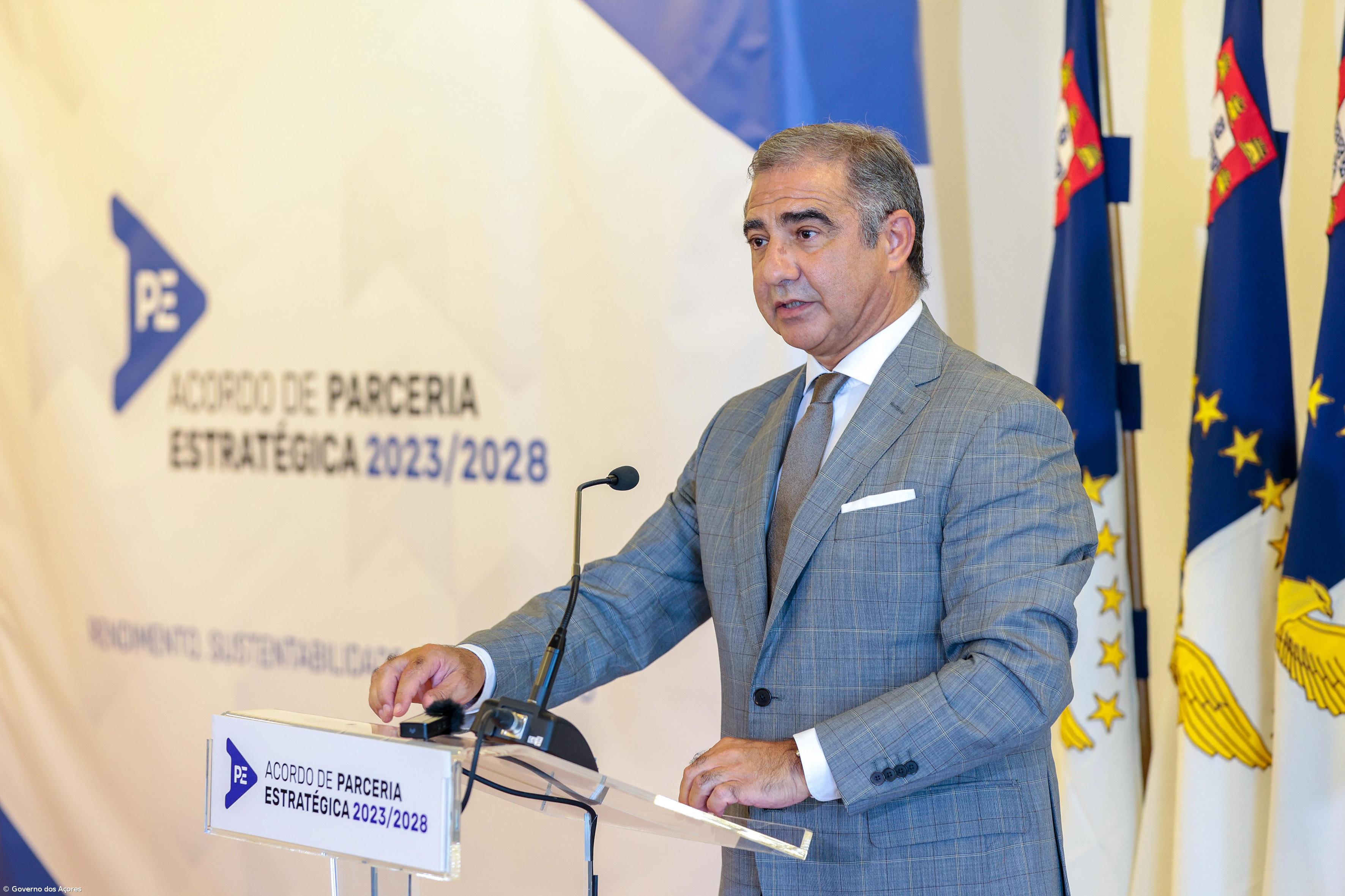 Bolieiro diz que acordo de parceria é “marco estratégico” na autonomia dos Açores – Imagem 1