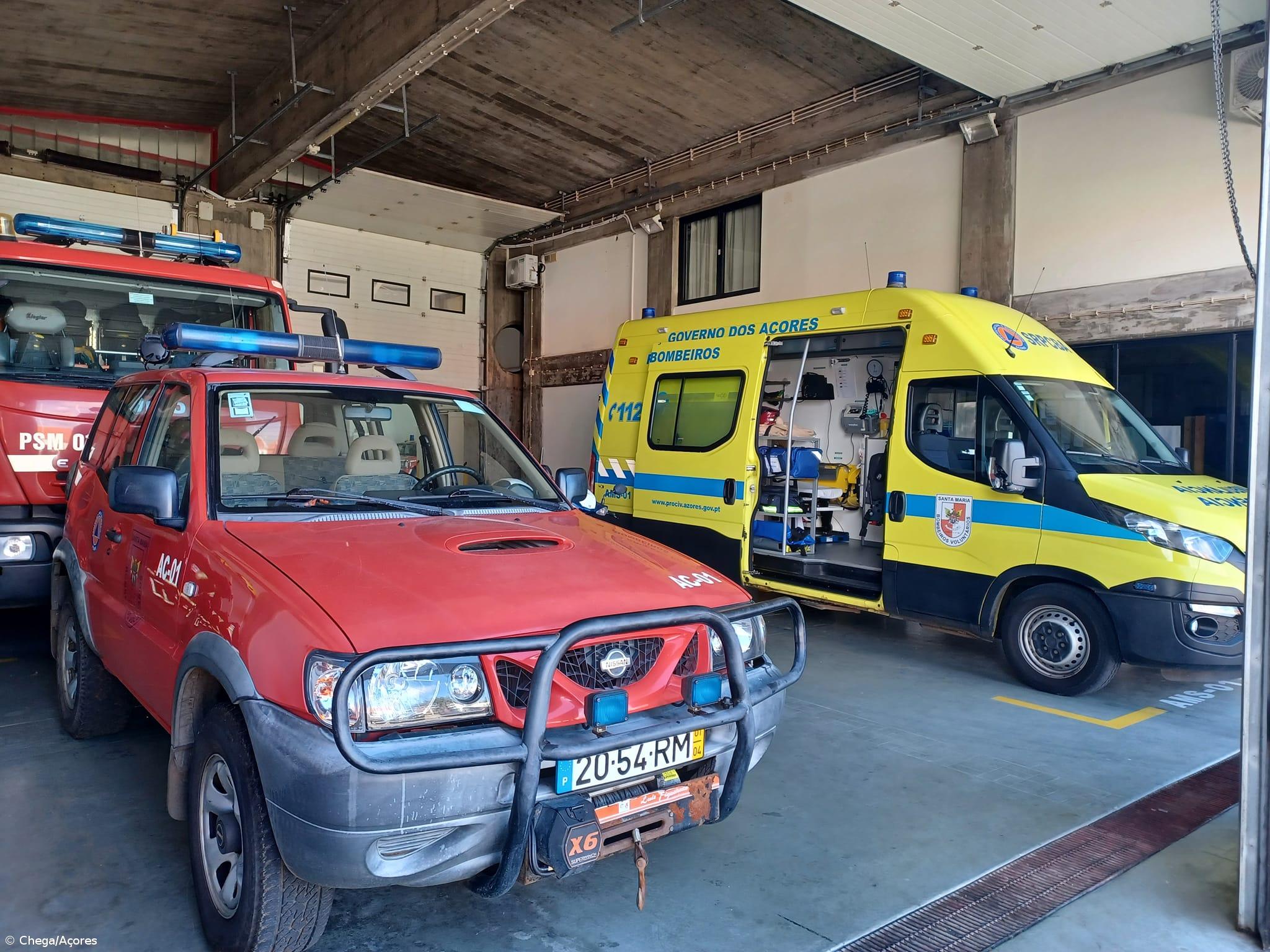 Chega/Açores questiona Governo Regional sobre viaturas para os bombeiros – Imagem 1