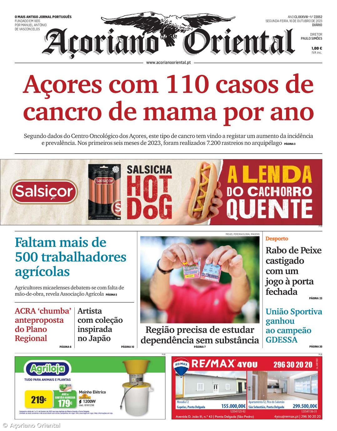 Capa AO 16 outubro 2023 – Imagem 1