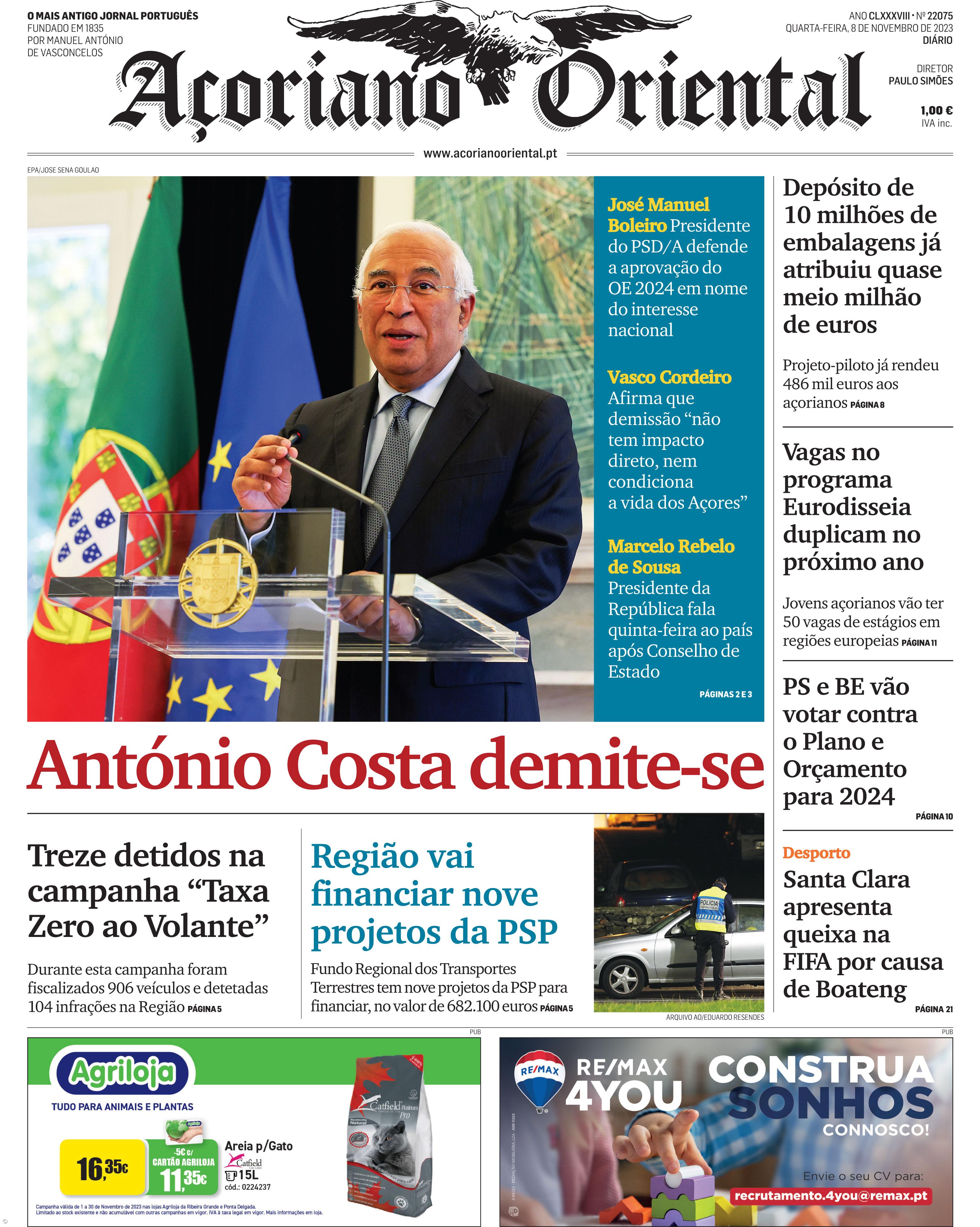 António Costa demite-se – Imagem 1