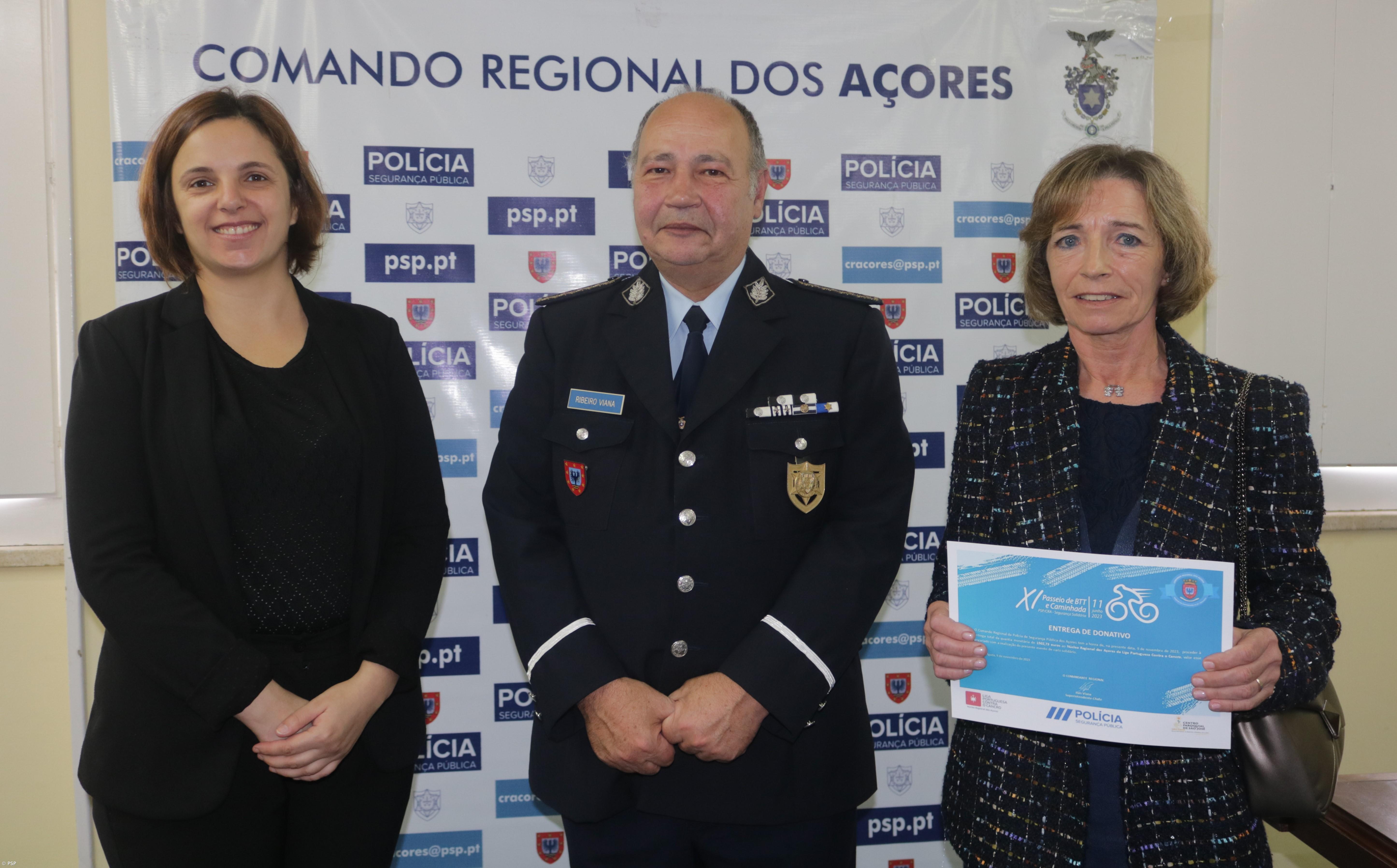 PSP entrega fundos de campanha solidária a Liga Portuguesa Contra o Cancro – Imagem 1