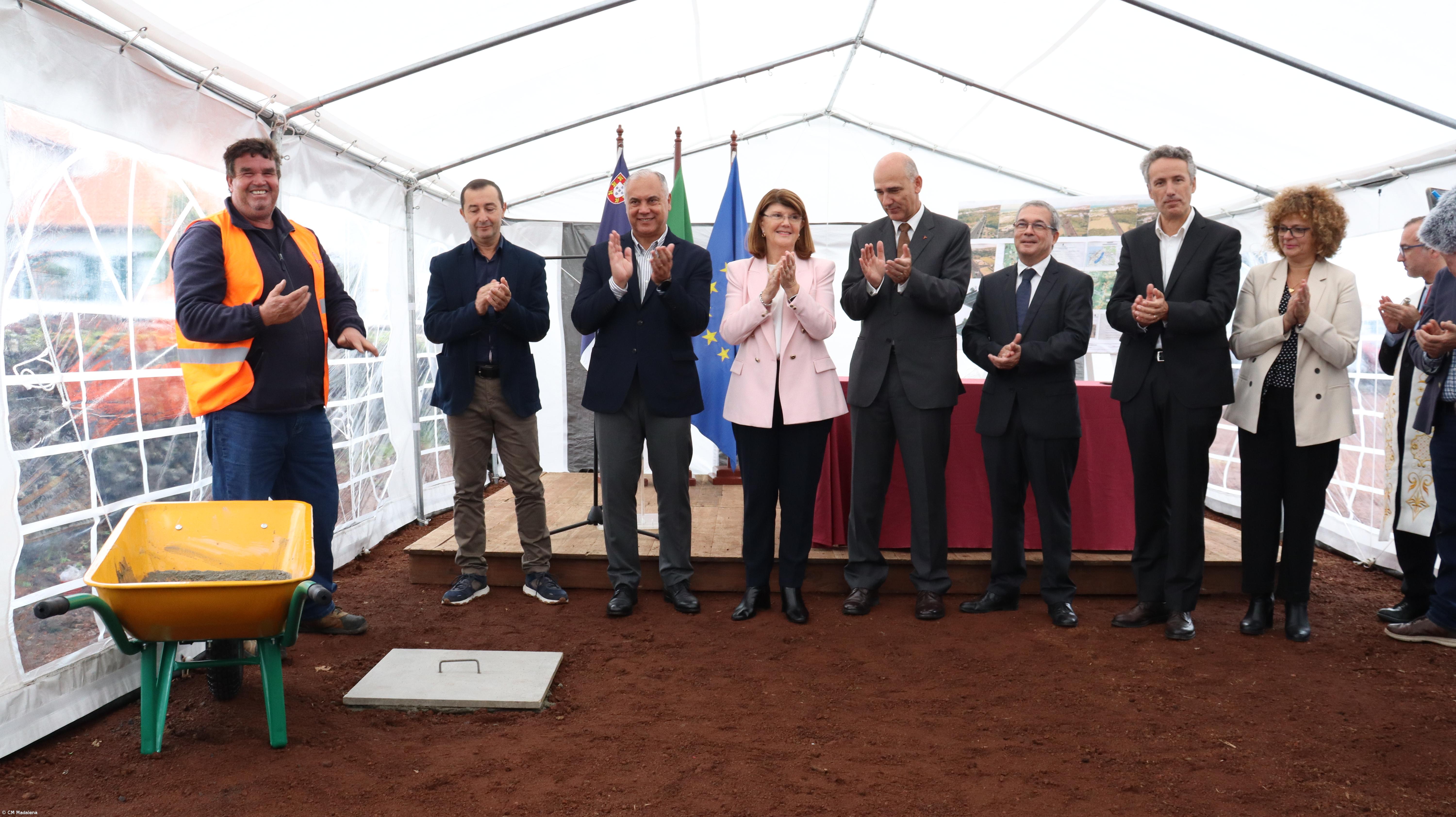 Lançada primeira pedra da construção da variante à vila da Madalena – Imagem 1