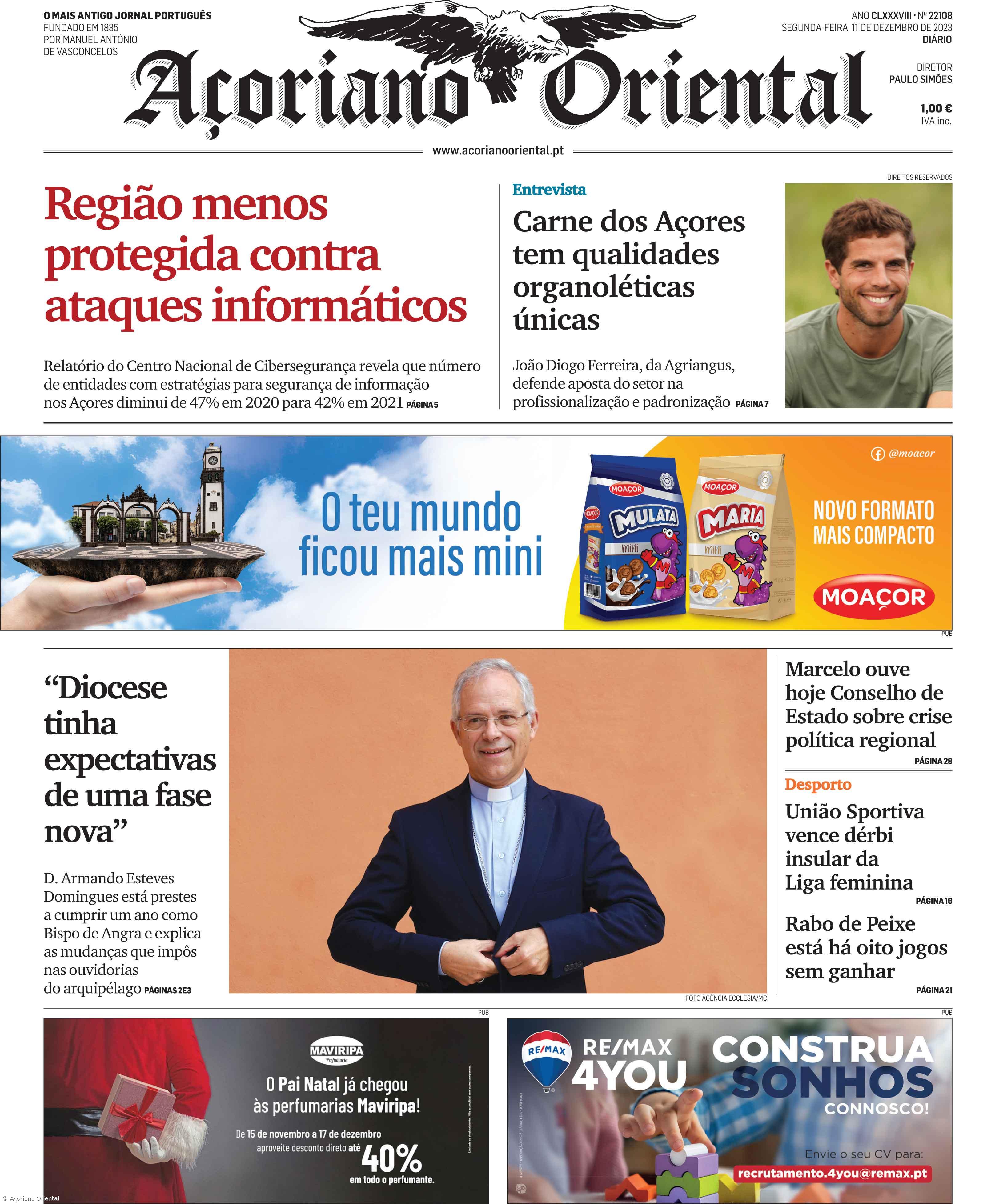 Capa AO 11 dezembro 2023 – Imagem 1