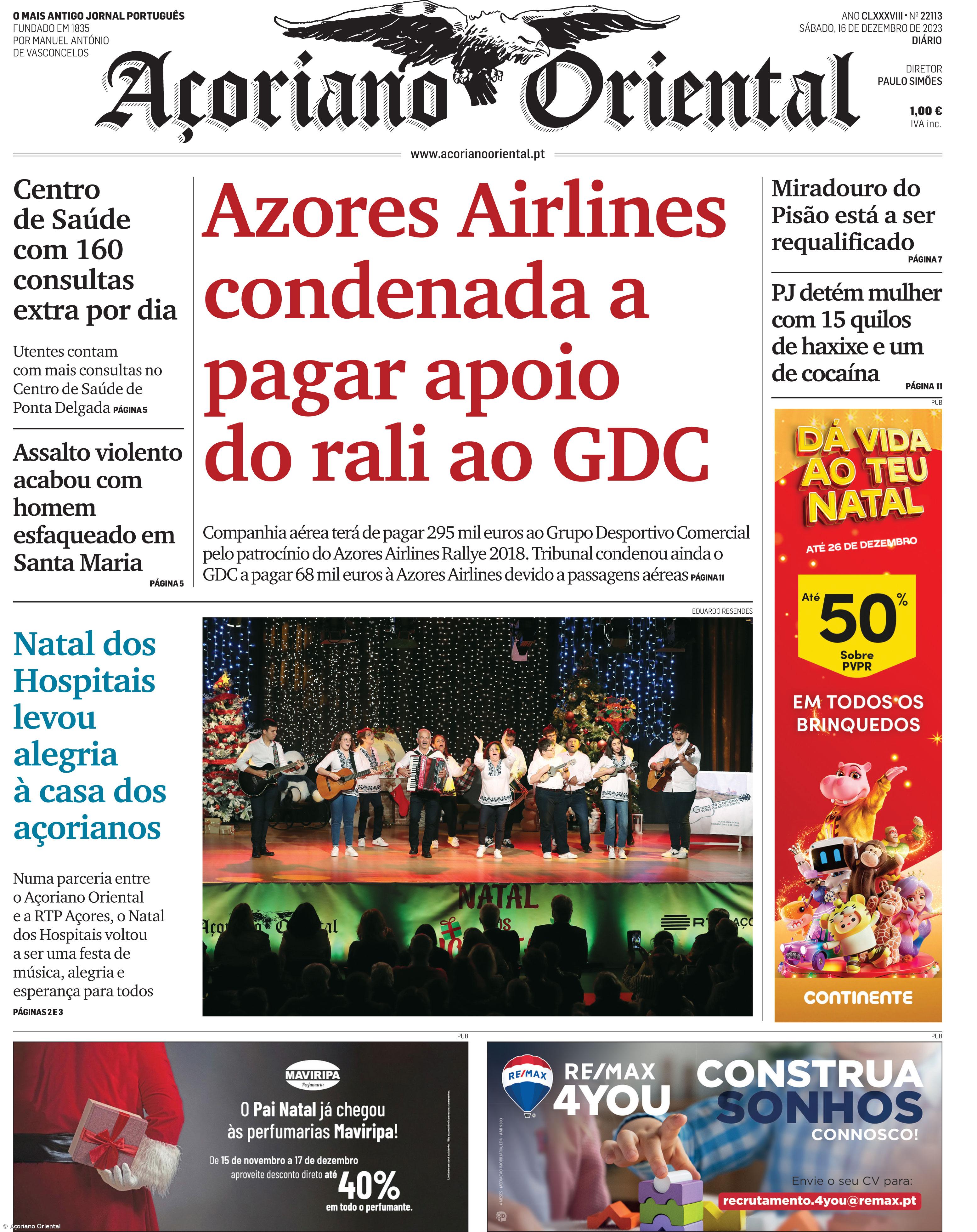 Capa AO 16 de dezembro de 2023 – Imagem 1