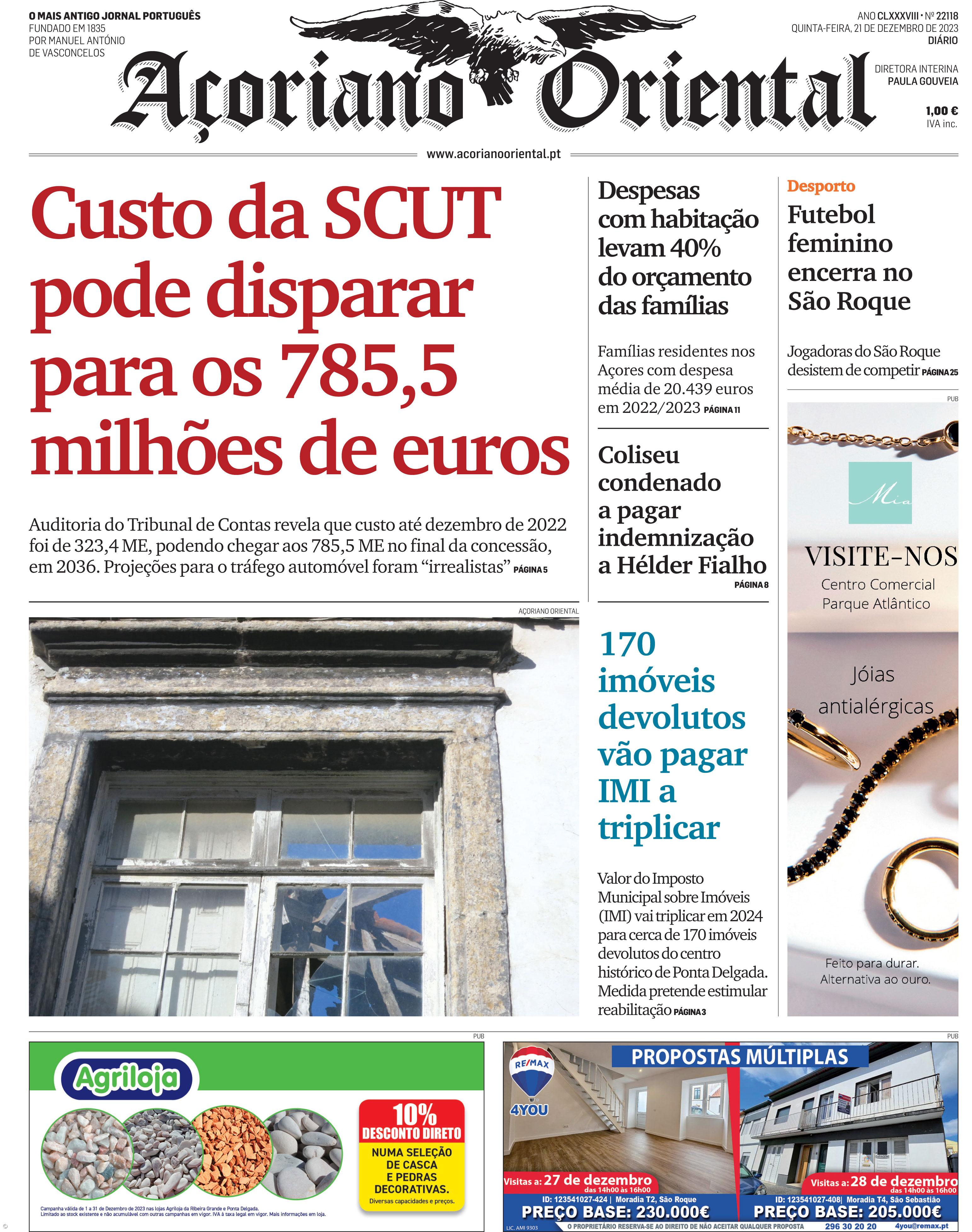 Custo da SCUT pode disparar para os 785,5 milhões de euros – Imagem 1