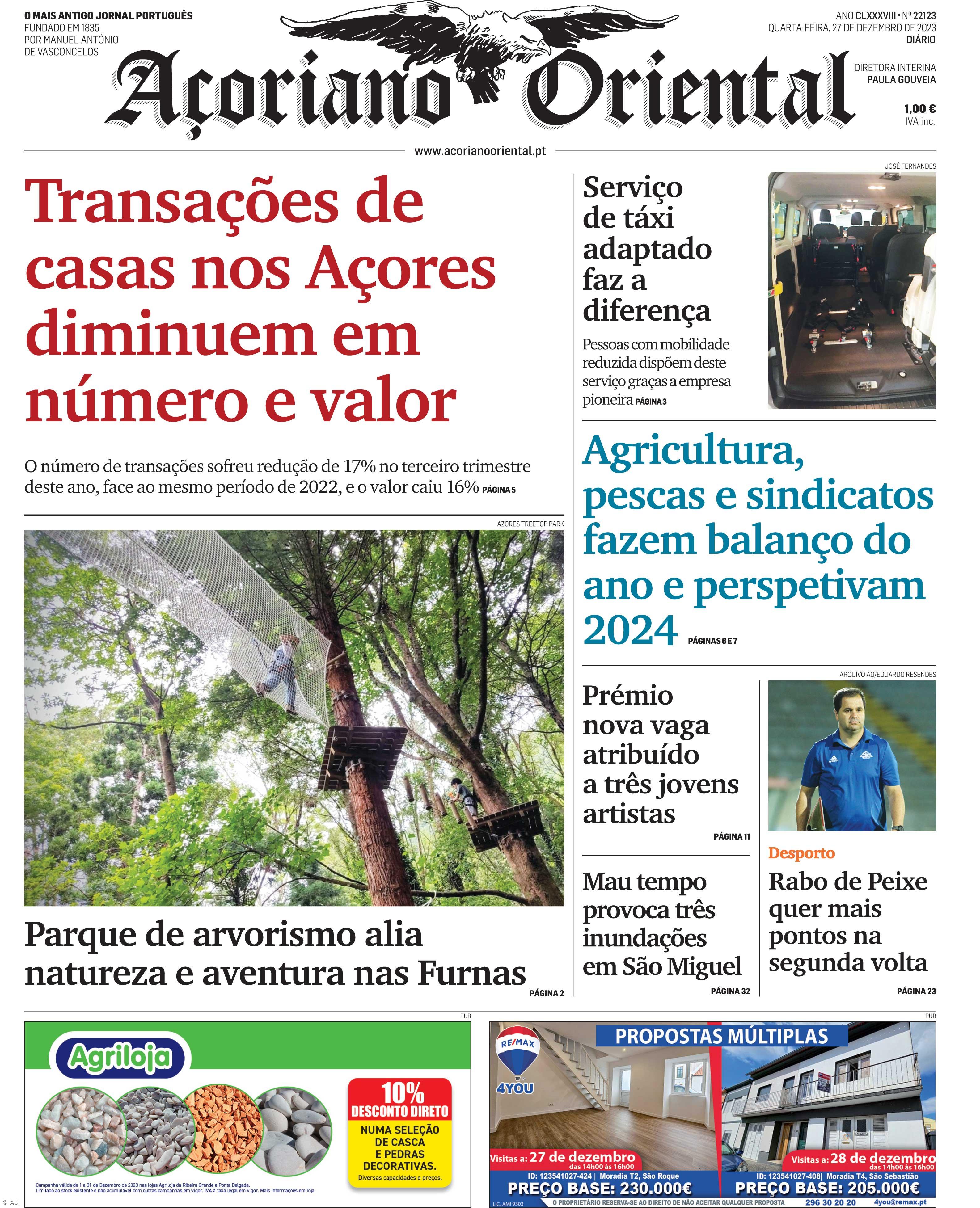 Transações de casas nos Açores diminuem em número e valor – Imagem 1