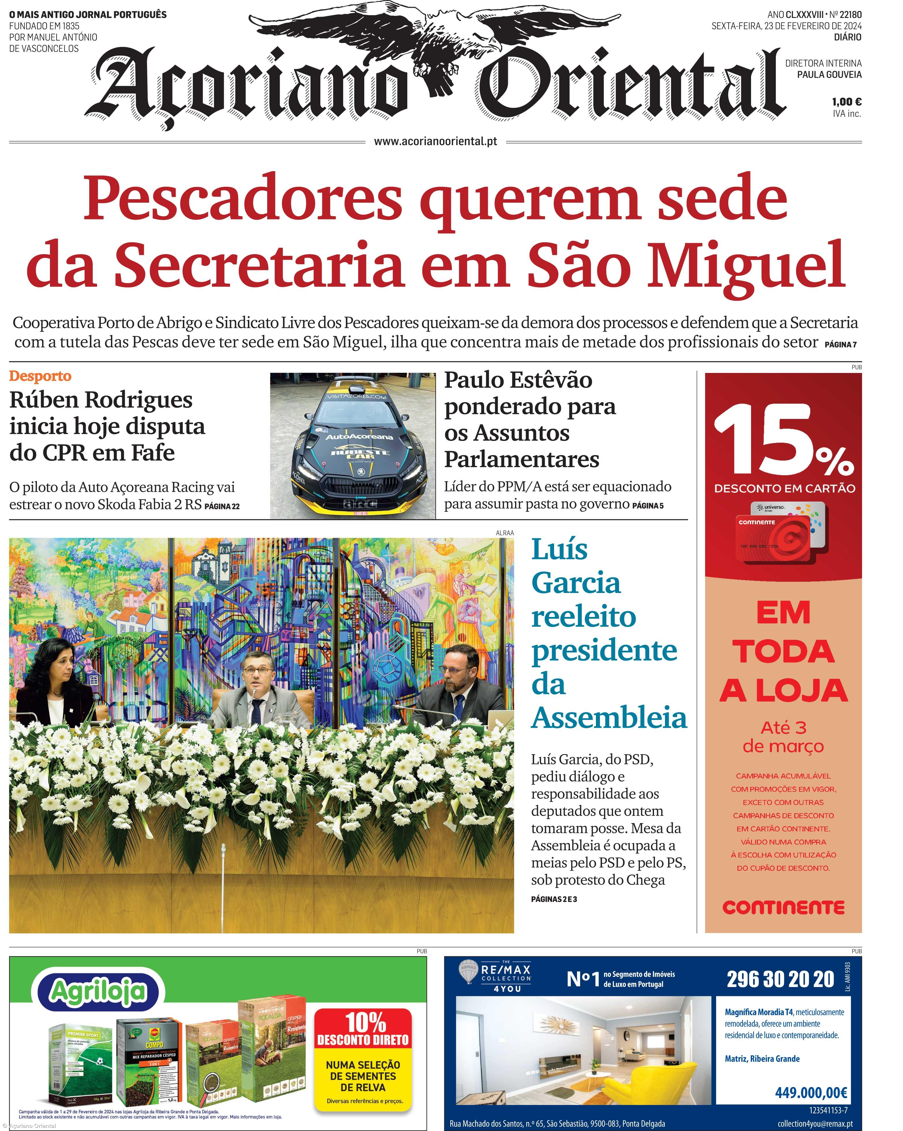 Capa AO 23 fevereiro 2024 – Imagem 1