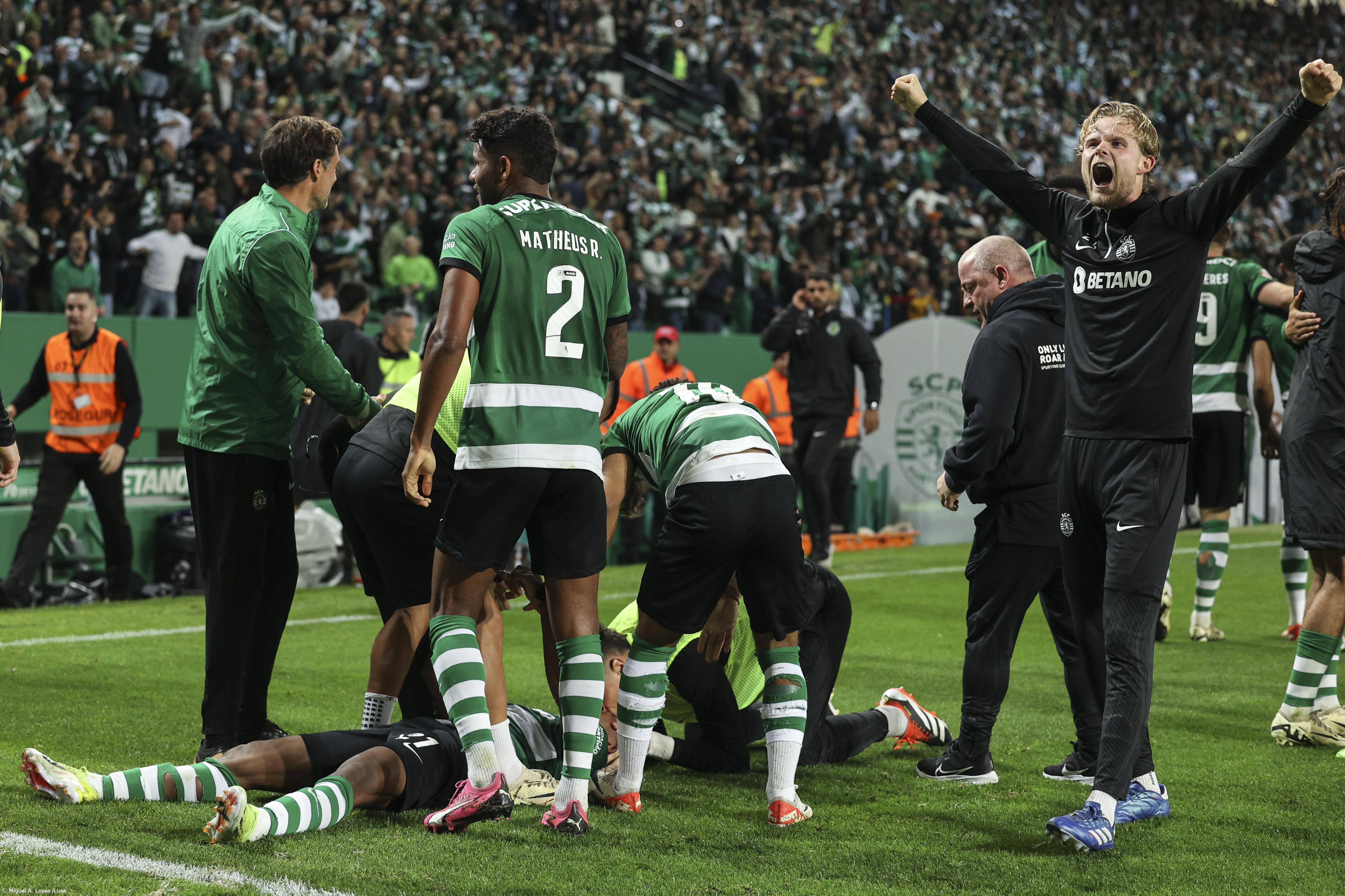 Sporting vence Benfica com golo aos 90+1 minutos e lança-se para o título – Imagem 1