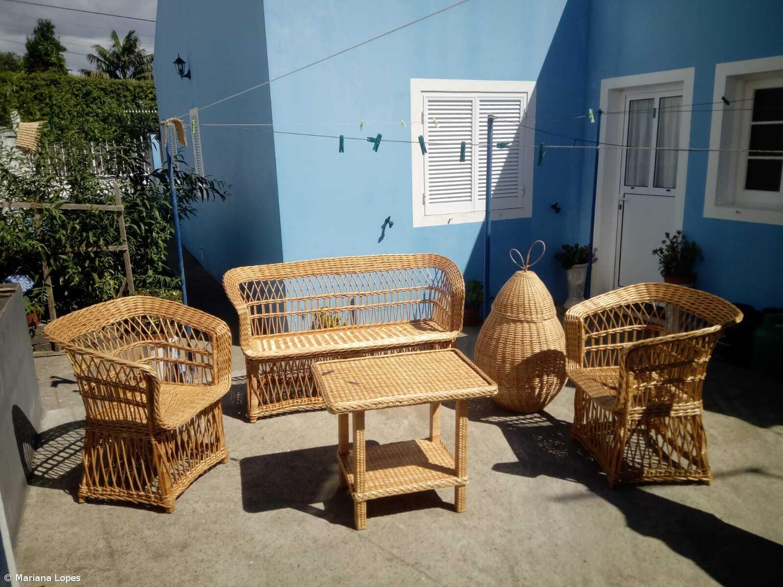 Artesão açoriano transforma vime em peças de arte com as mãos e pés  – Imagem 3