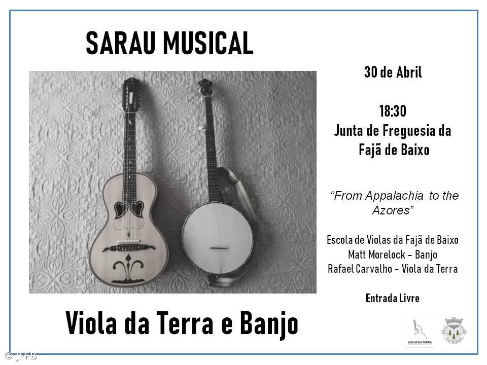 Sarau musical com Viola da Terra e Banjo na Fajã de Baixo – Imagem 1