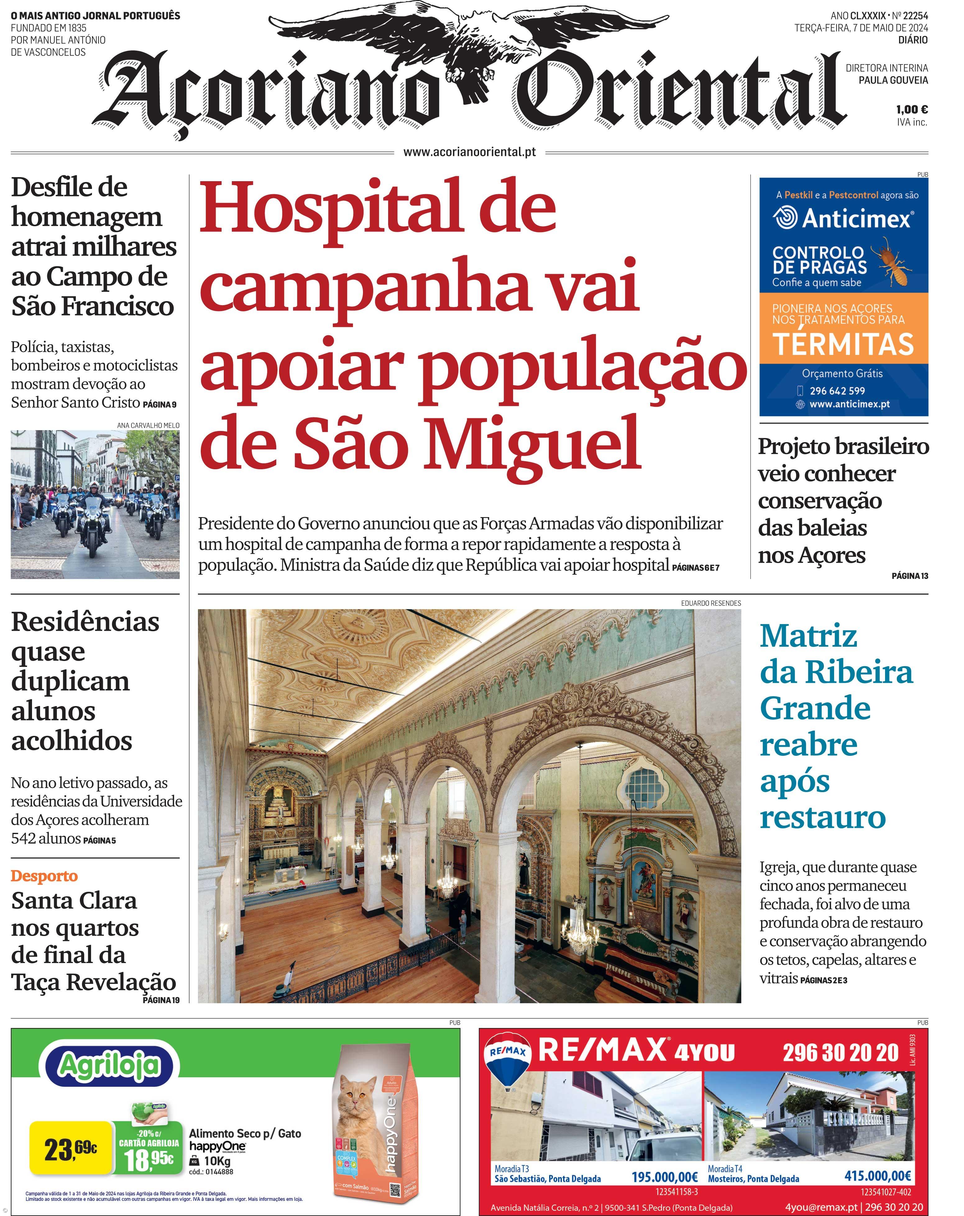 "Hospital de campanha vai apoiar população de São Miguel"  – Imagem 1