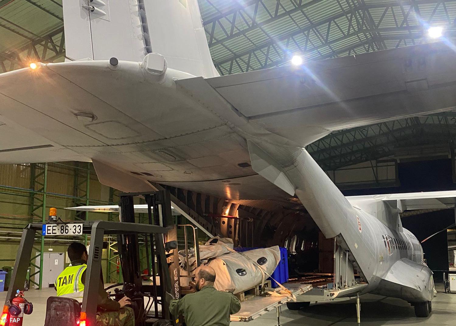 Força Aérea transporta Posto Médico Avançado da Cruz Vermelha para Ponta Delgada – Imagem 4