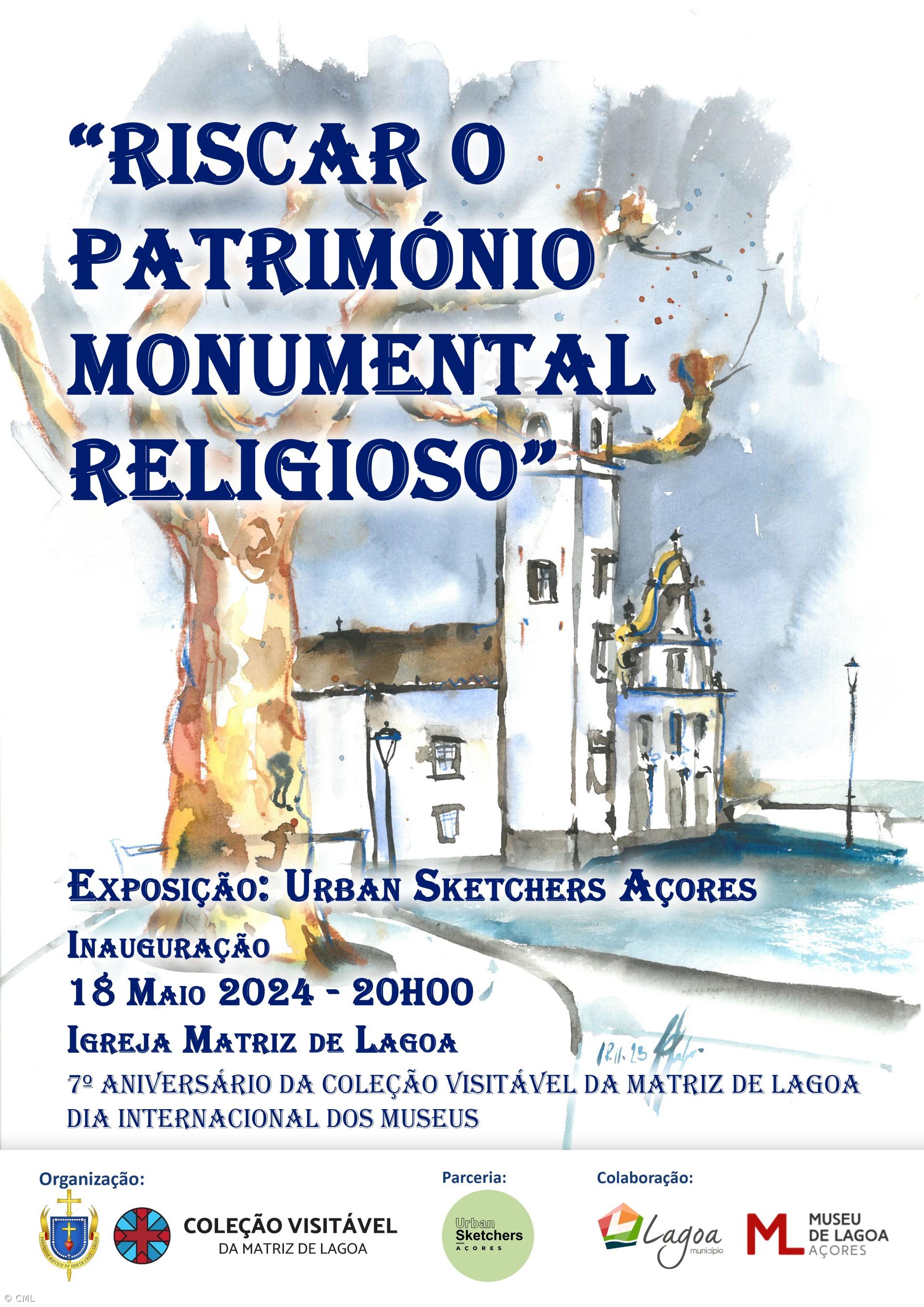 Igreja Matriz da Lagoa acolhe mostra "Riscar o Património Monumental Religioso" – Imagem 2