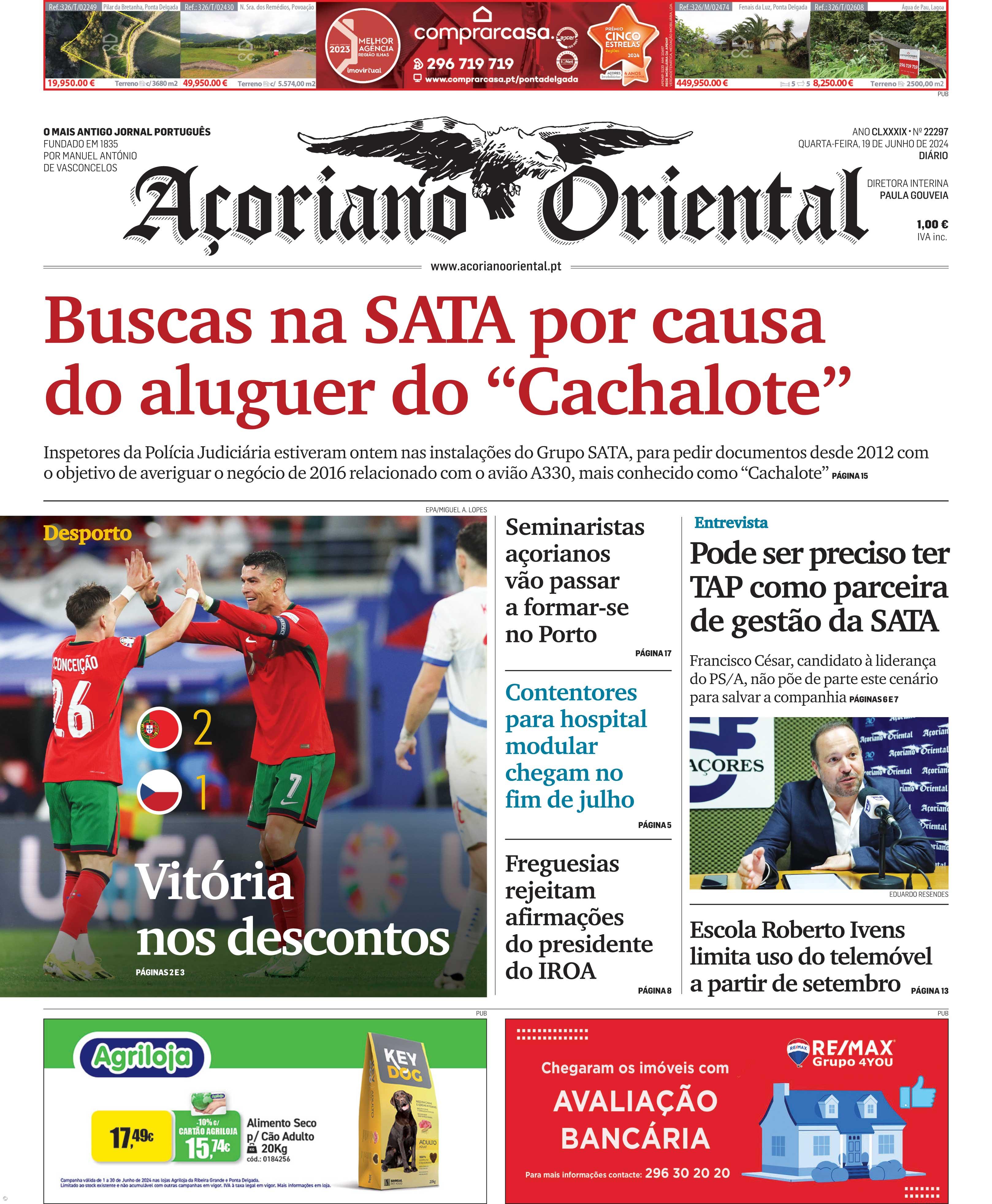 Buscas na SATA por causa  do aluguer do “Cachalote” – Imagem 1