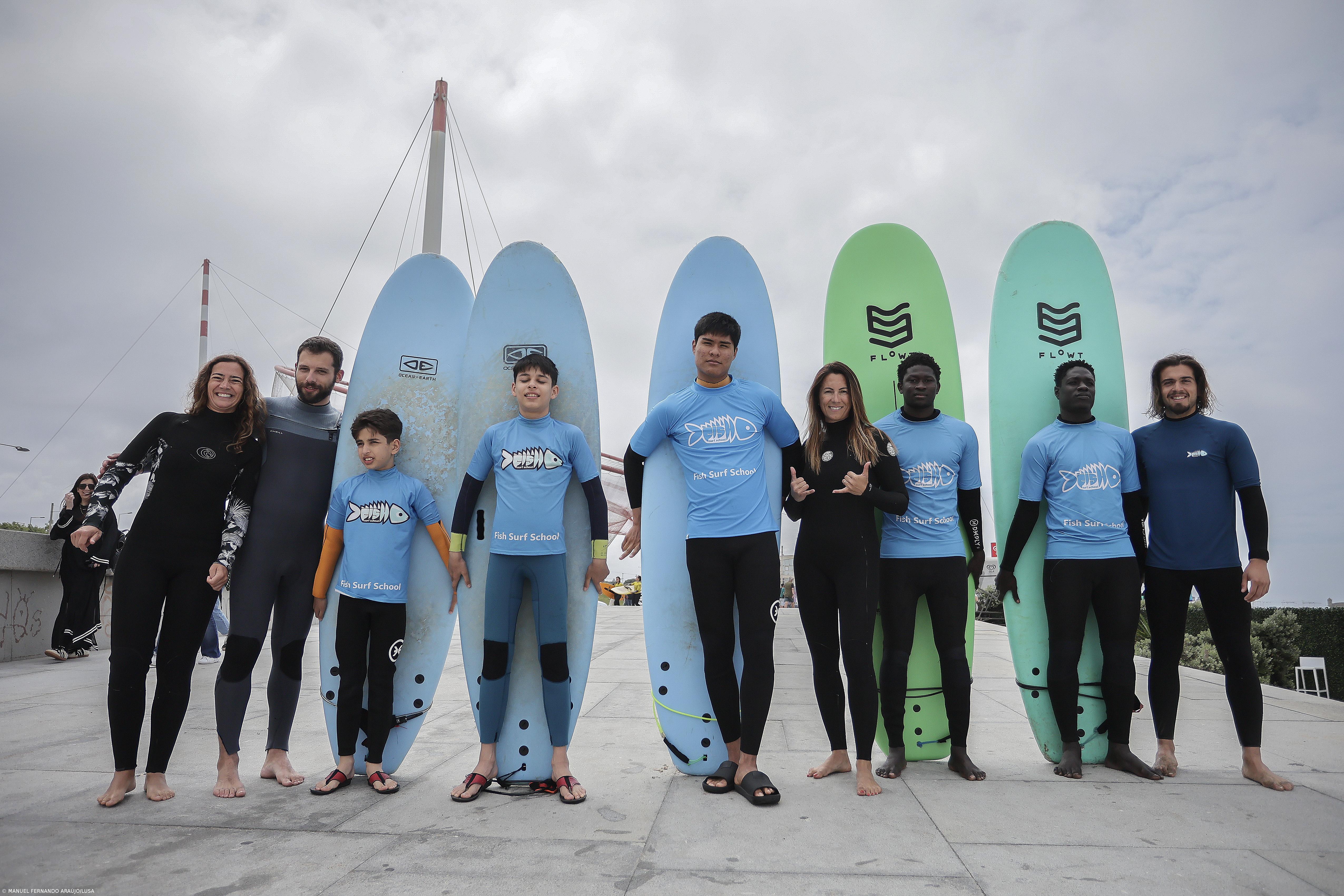 Surf é passaporte para inclusão de crianças refugiadas e migrantes – Imagem 1