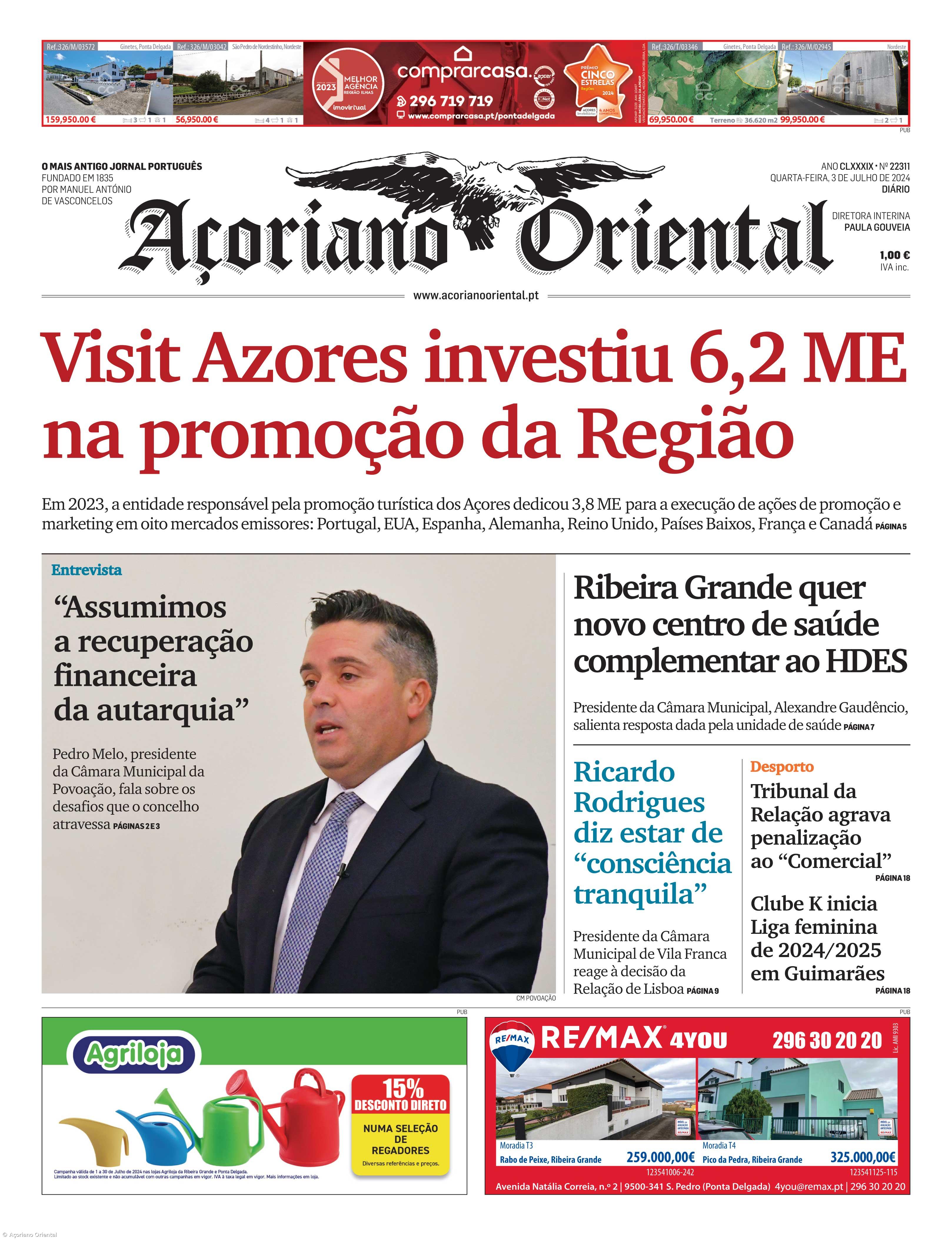 Capa AO 3 julho 2024 – Imagem 1