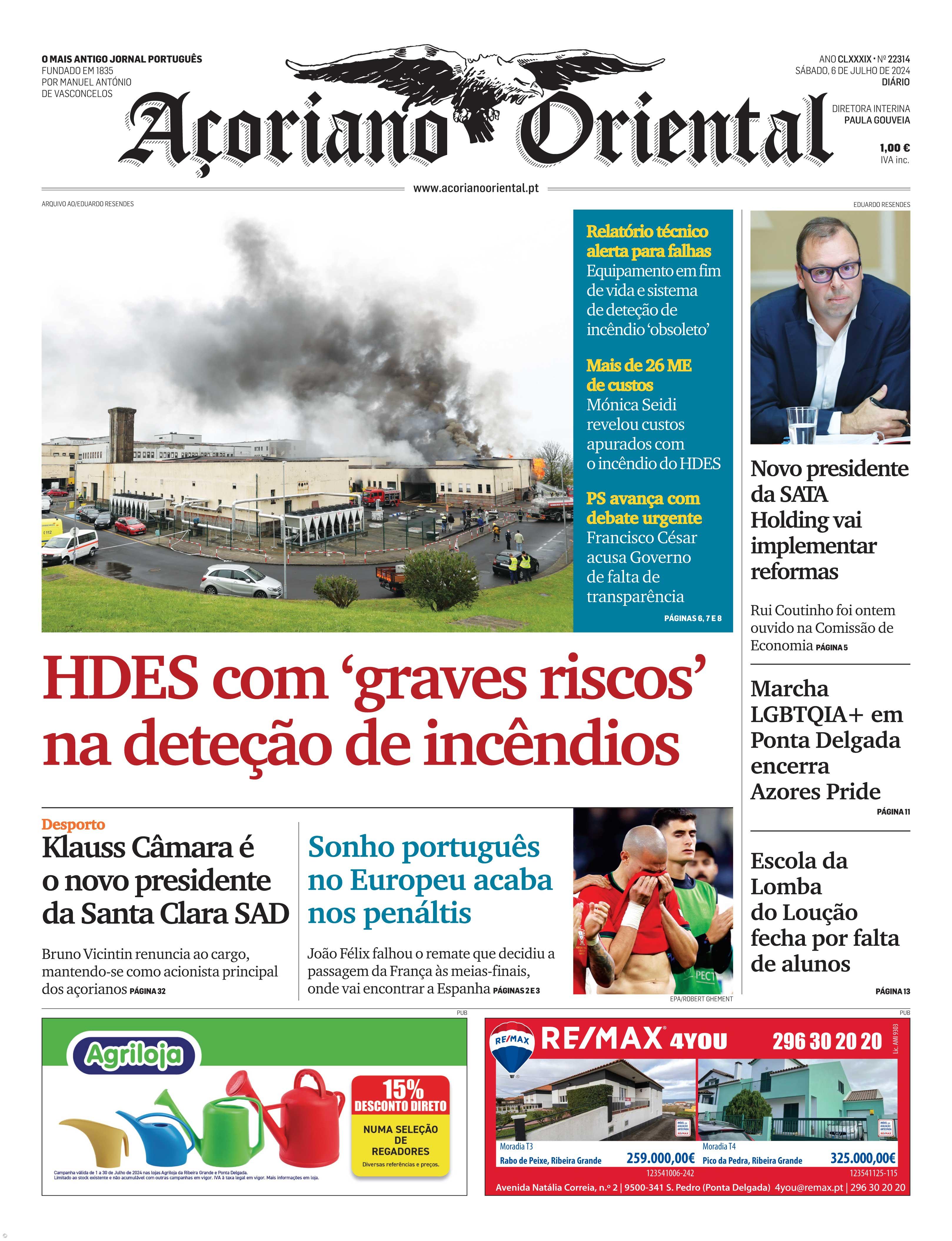 HDES com ‘graves riscos’ na deteção de incêndios – Imagem 1