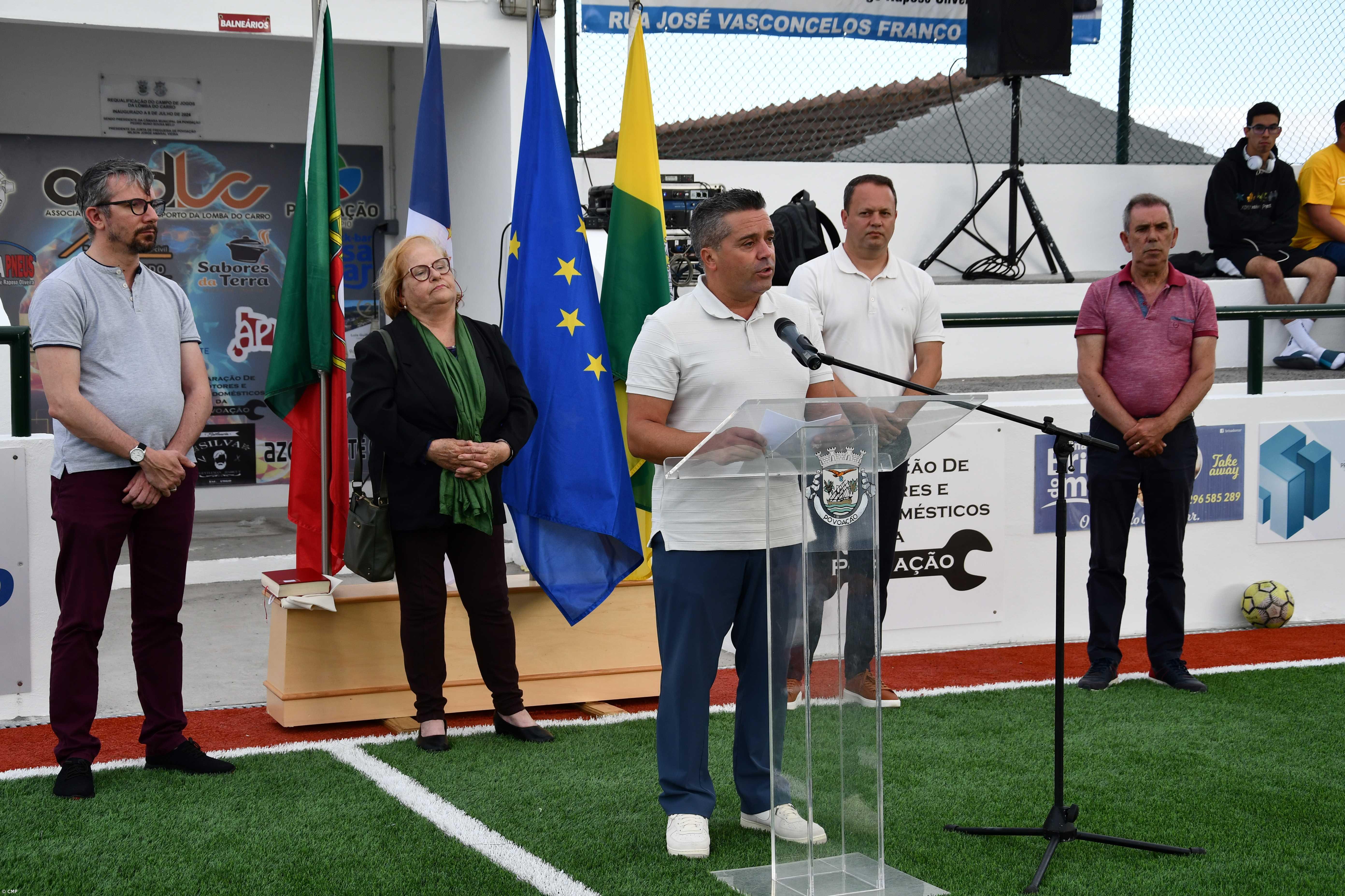 Inauguradas as obras no Campo de Jogos da Lomba do Carro – Imagem 1