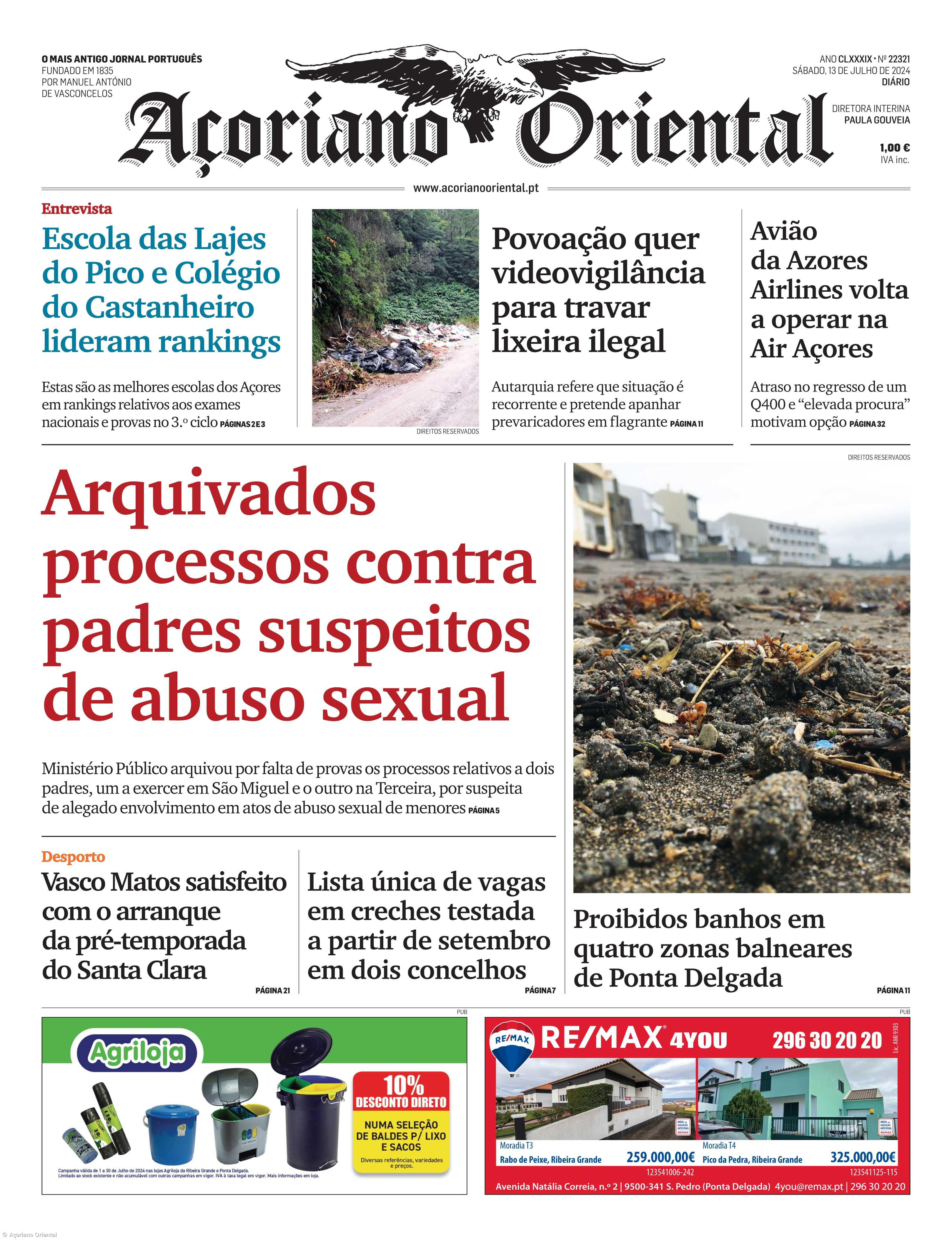 Capa AO 13 julho 2024 – Imagem 1