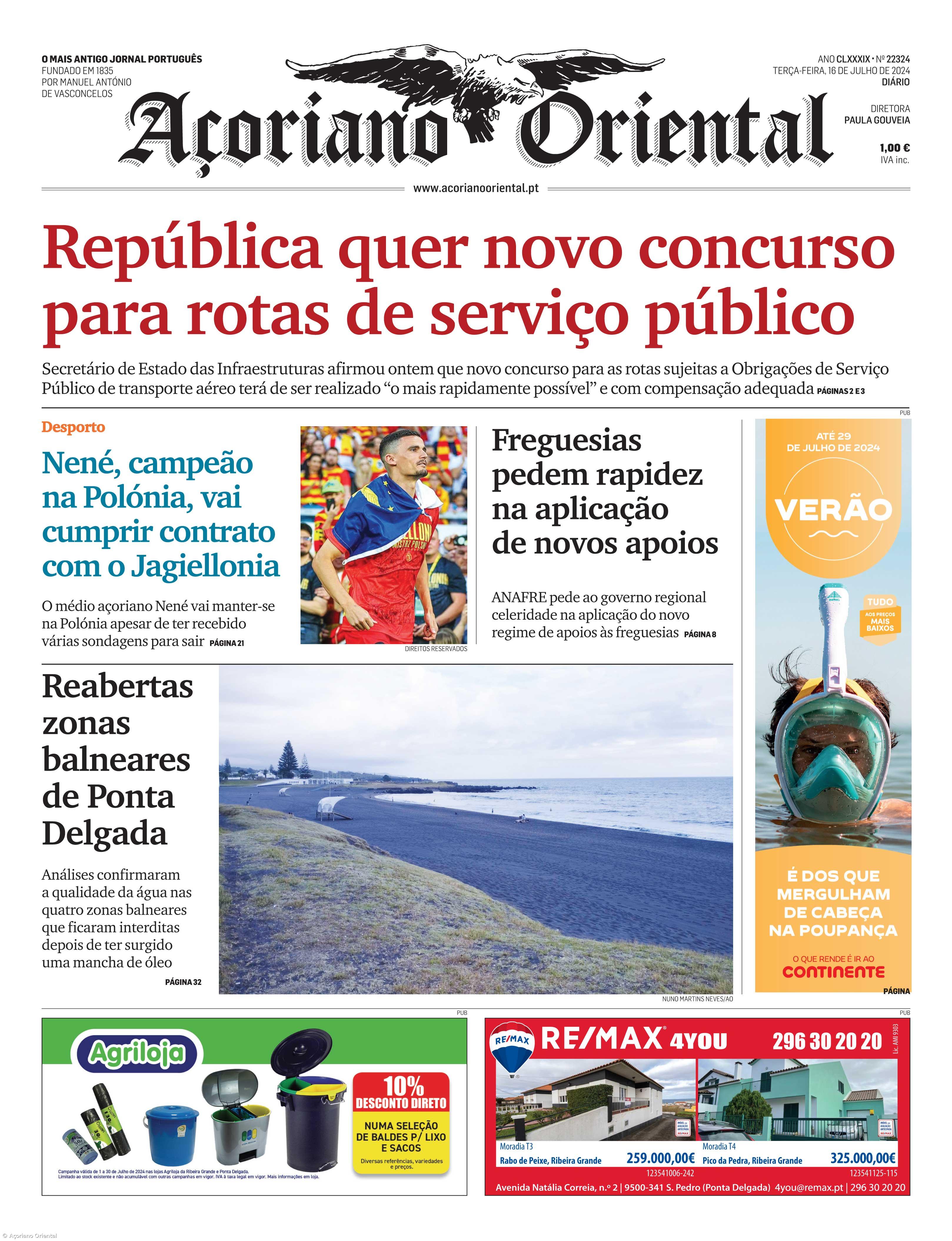 Capa AO 16 julho 2024 – Imagem 1