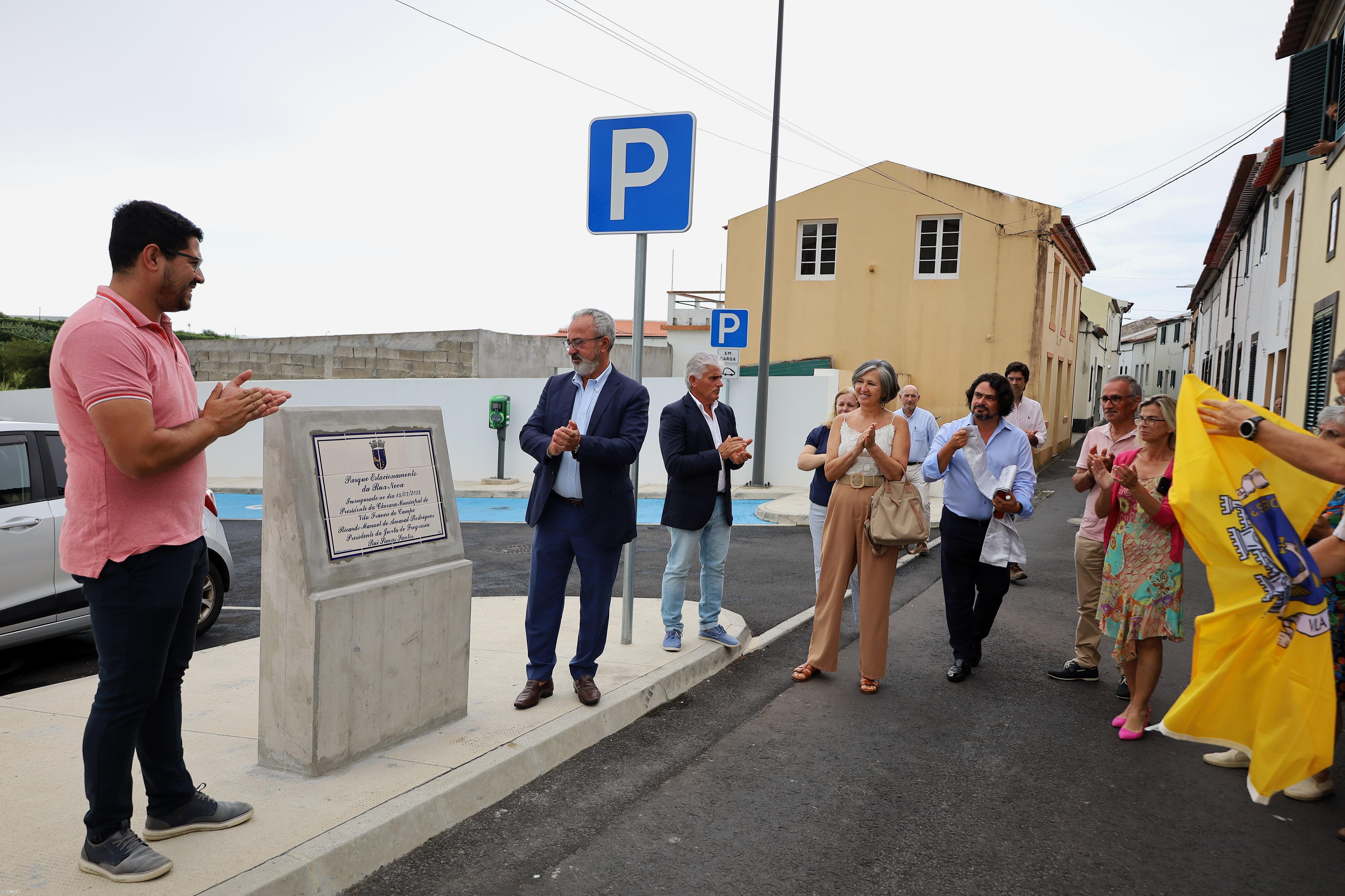 Autarquia de Vila Franca inaugura parque de estacionamento na Ribeira Seca – Imagem 1