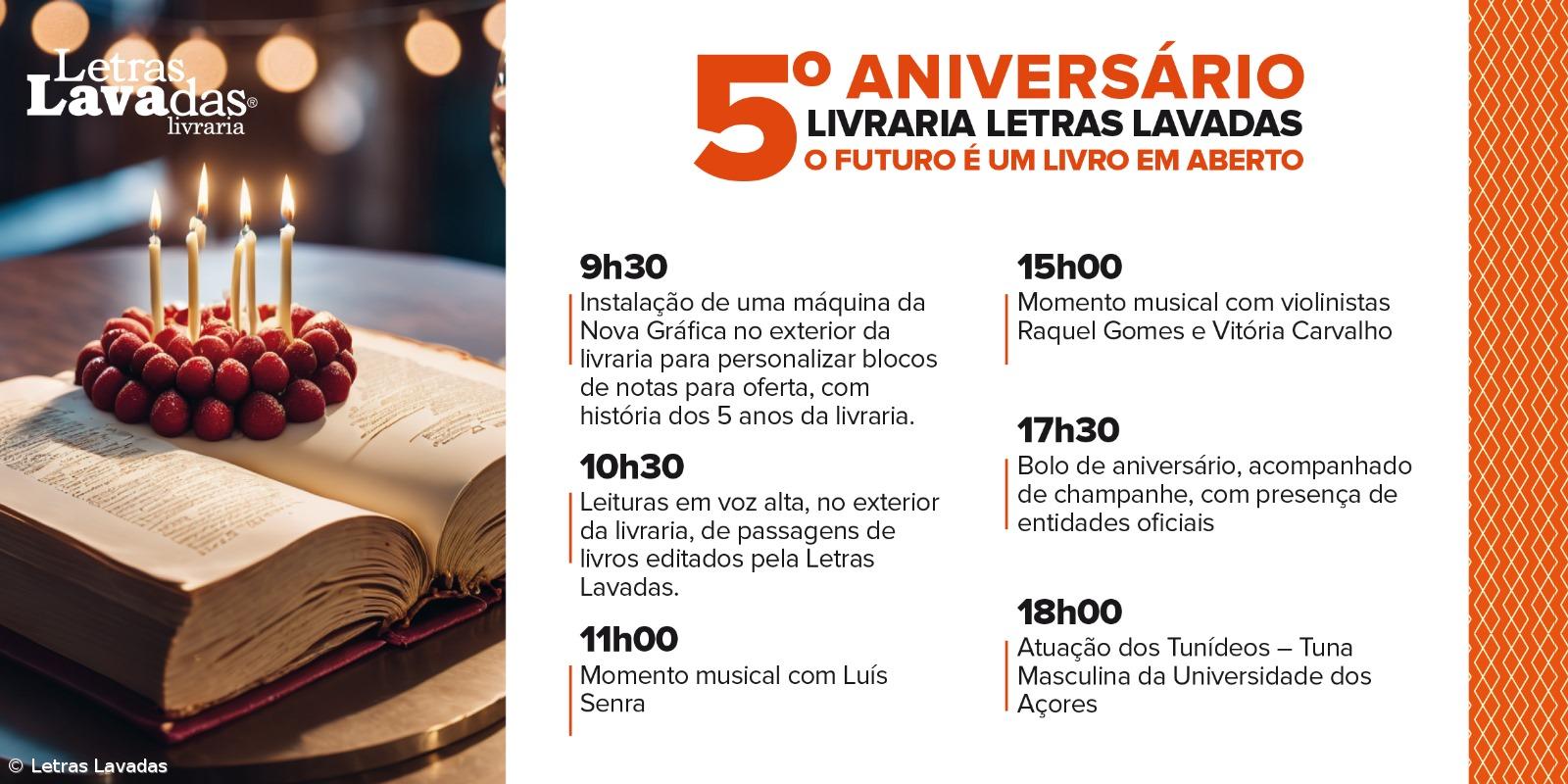 Letras Lavadas comemora cinco anos no dia 22 de julho – Imagem 1