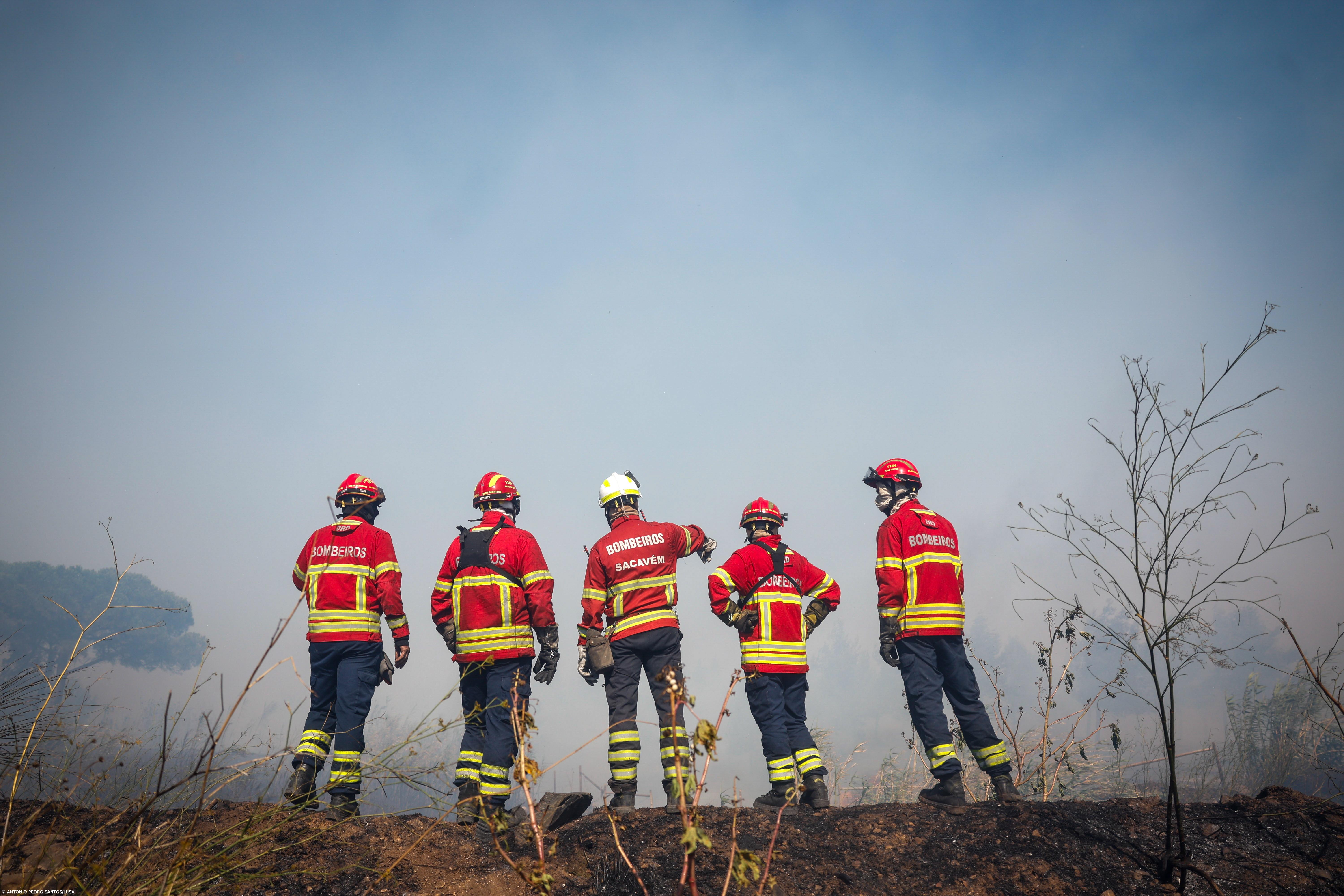 Seis bombeiros com ferimentos sem gravidade em Alcabideche – Imagem 1
