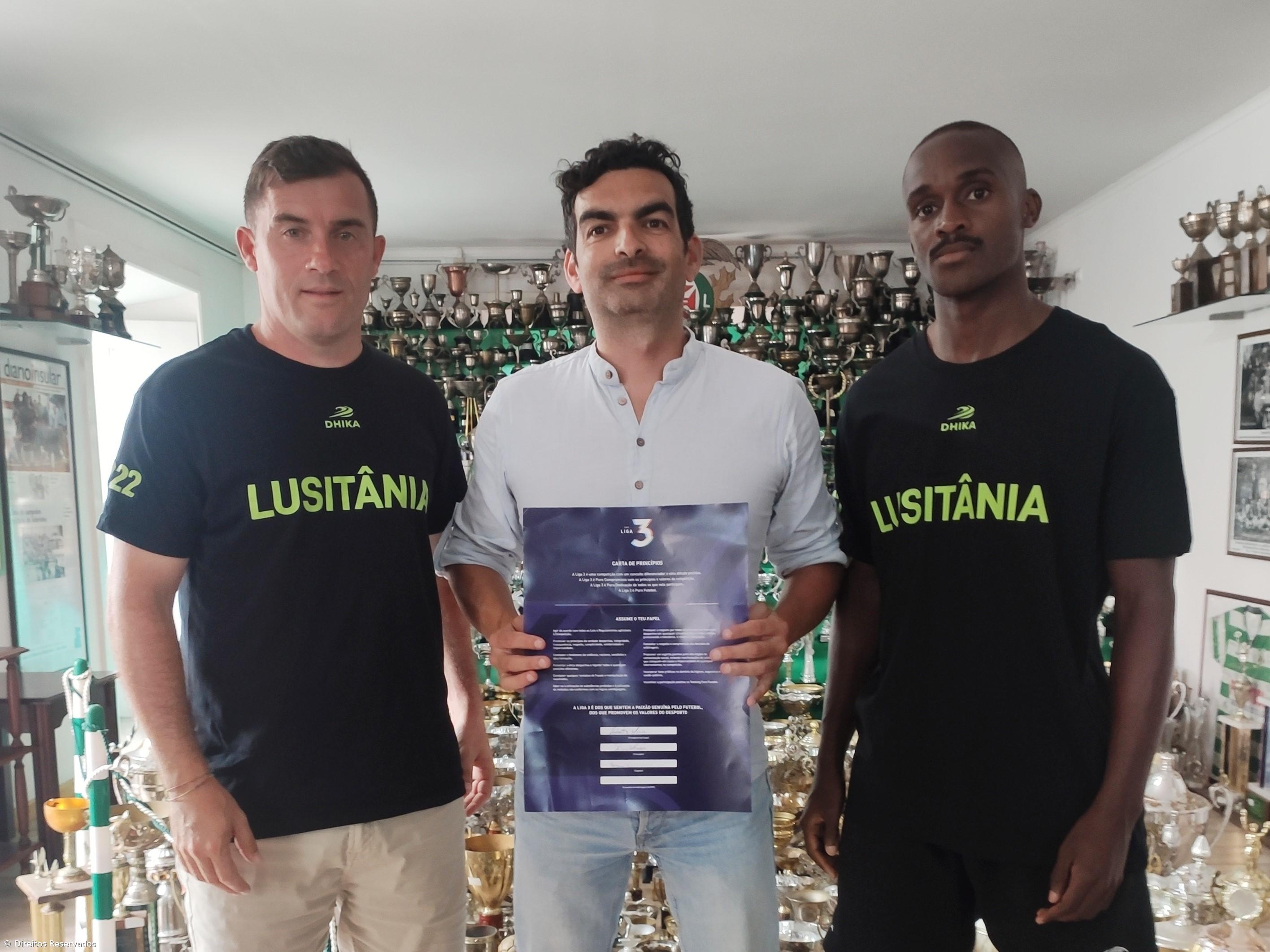 Carta de Princípios da Liga 3 assinada pelo Lusitânia  – Imagem 1