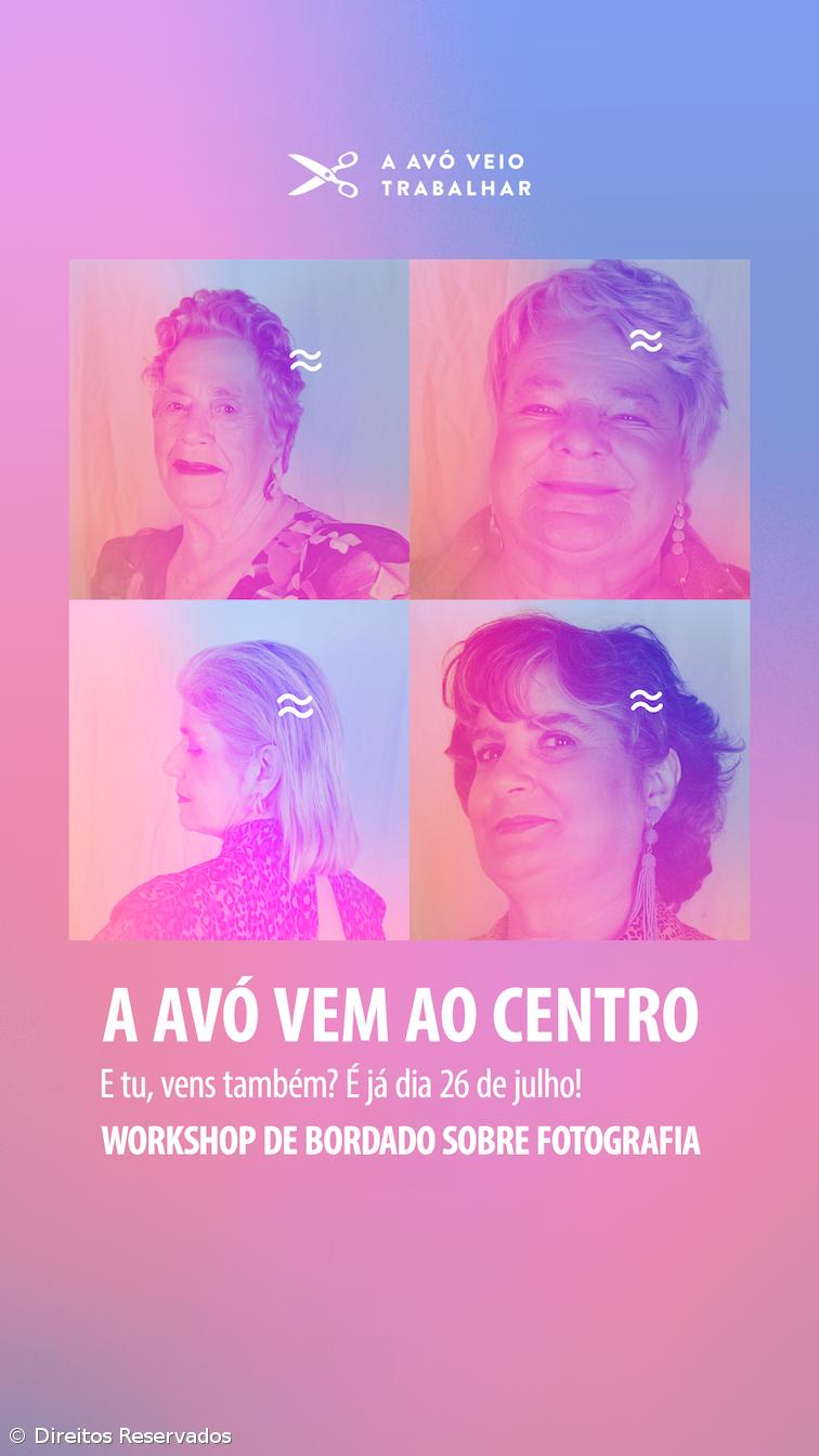 Workshop de bordado sobre fotografia no Parque Atlântico – Imagem 1