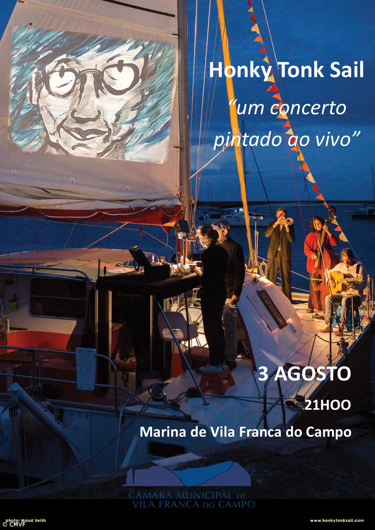 Honky Tonk Sail em concerto na Marina de Vila Franca – Imagem 1