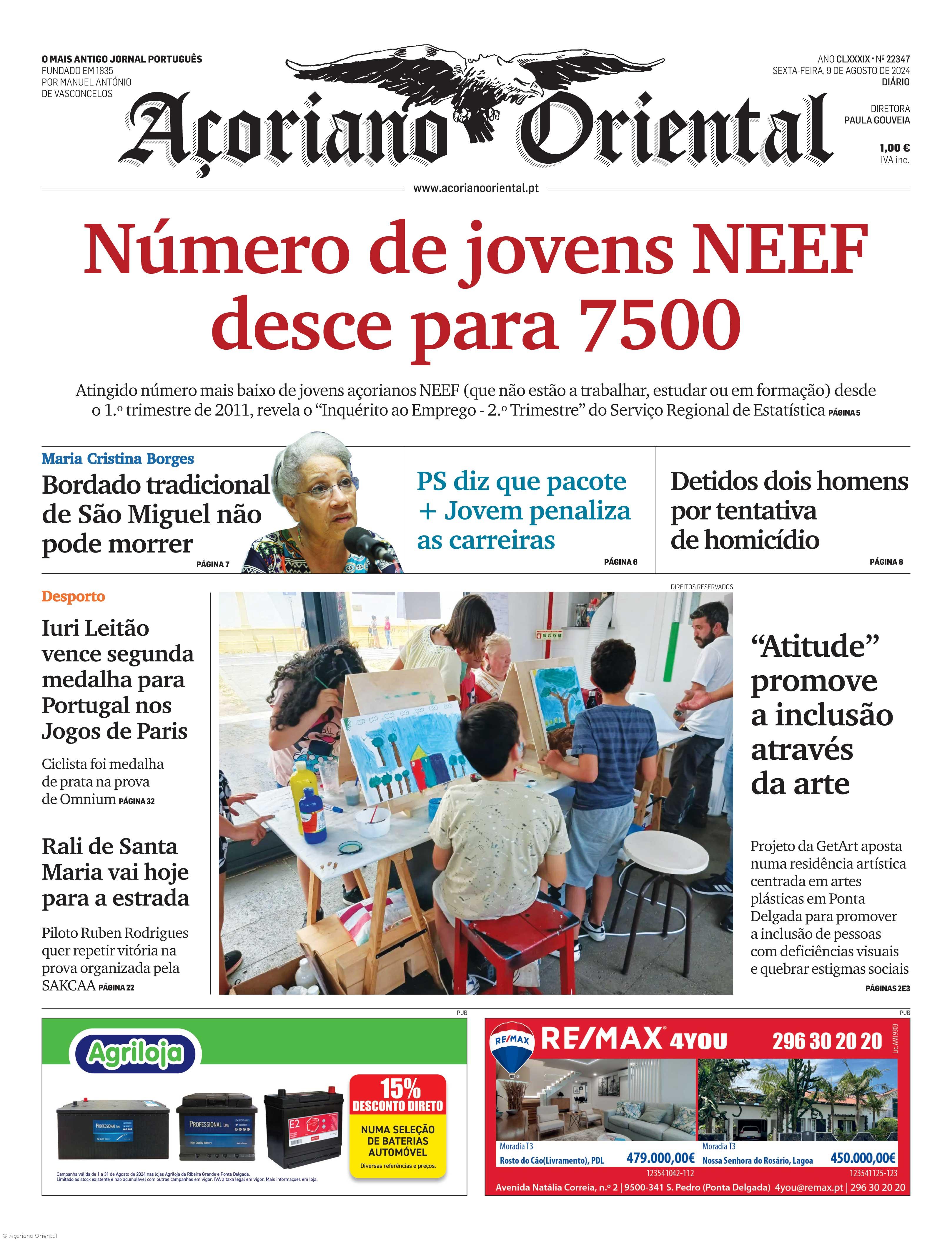 Capa AO 9 de agosto 2024 – Imagem 1