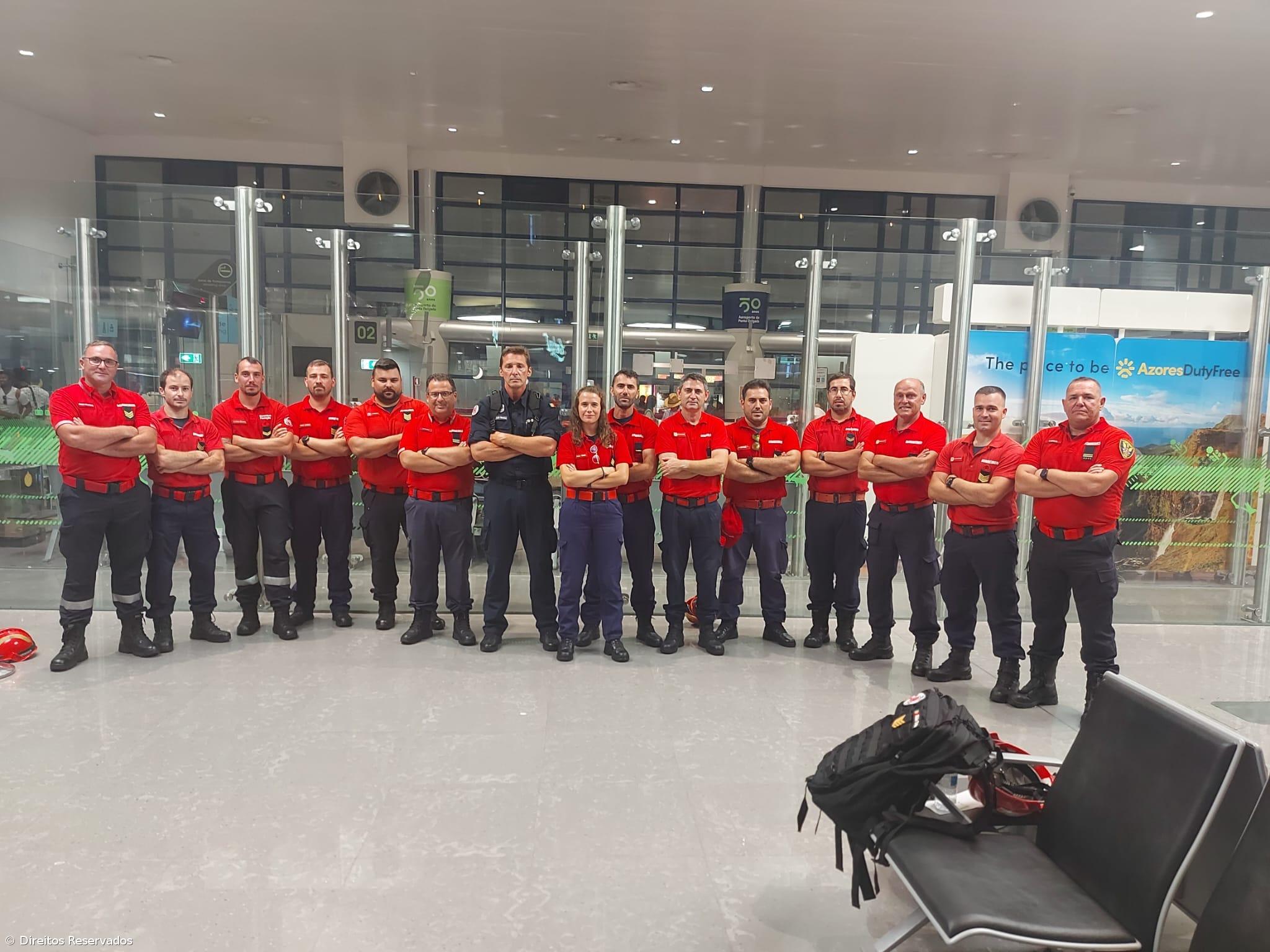 Bombeiros açorianos já estão a operar na Madeira – Imagem 1