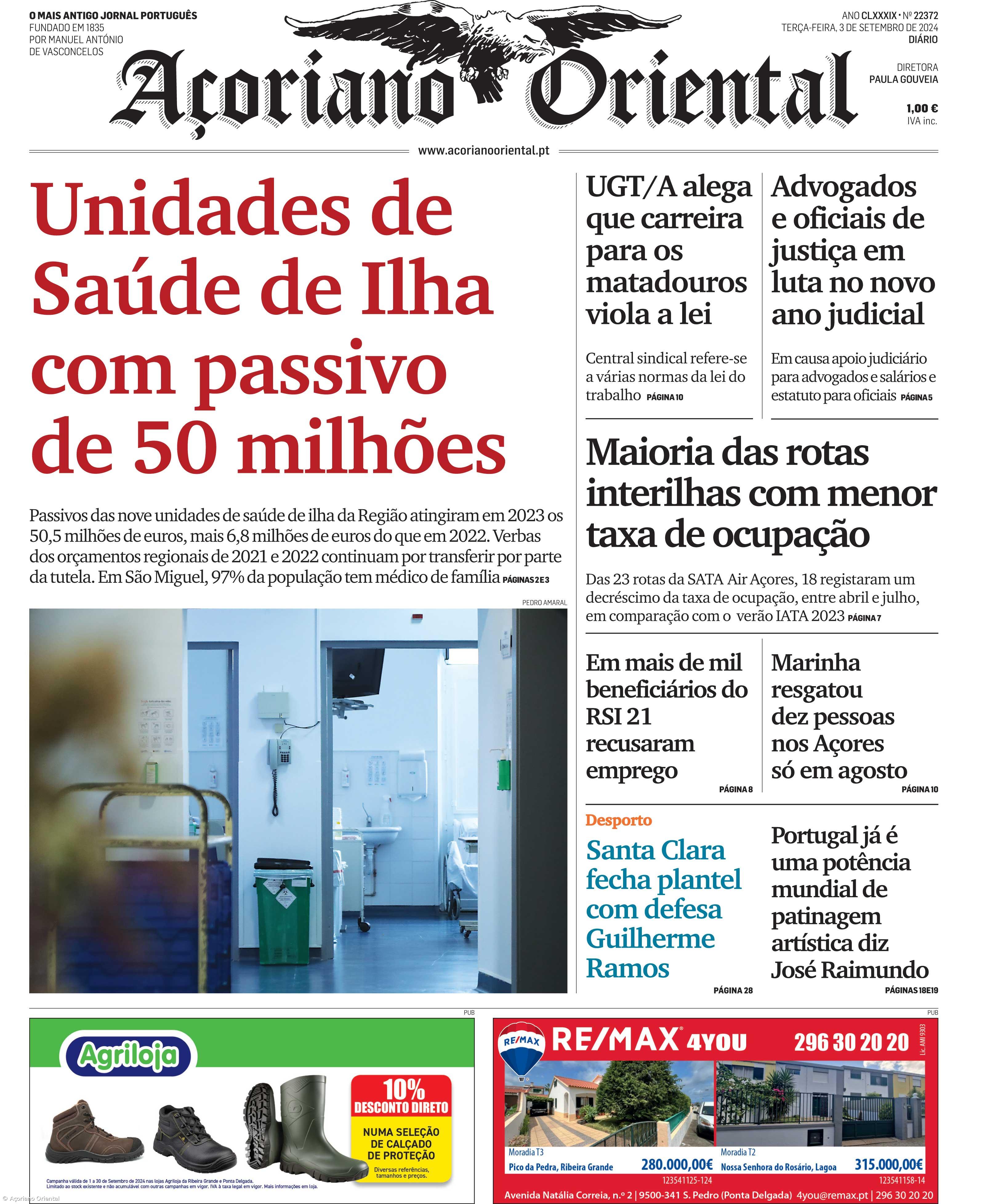 Capa AO 3 setembro 2024 – Imagem 1