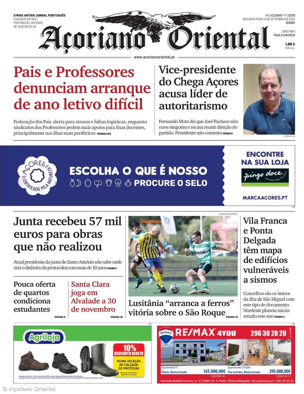 Capa AO 9 setembro 2024 – Imagem 1