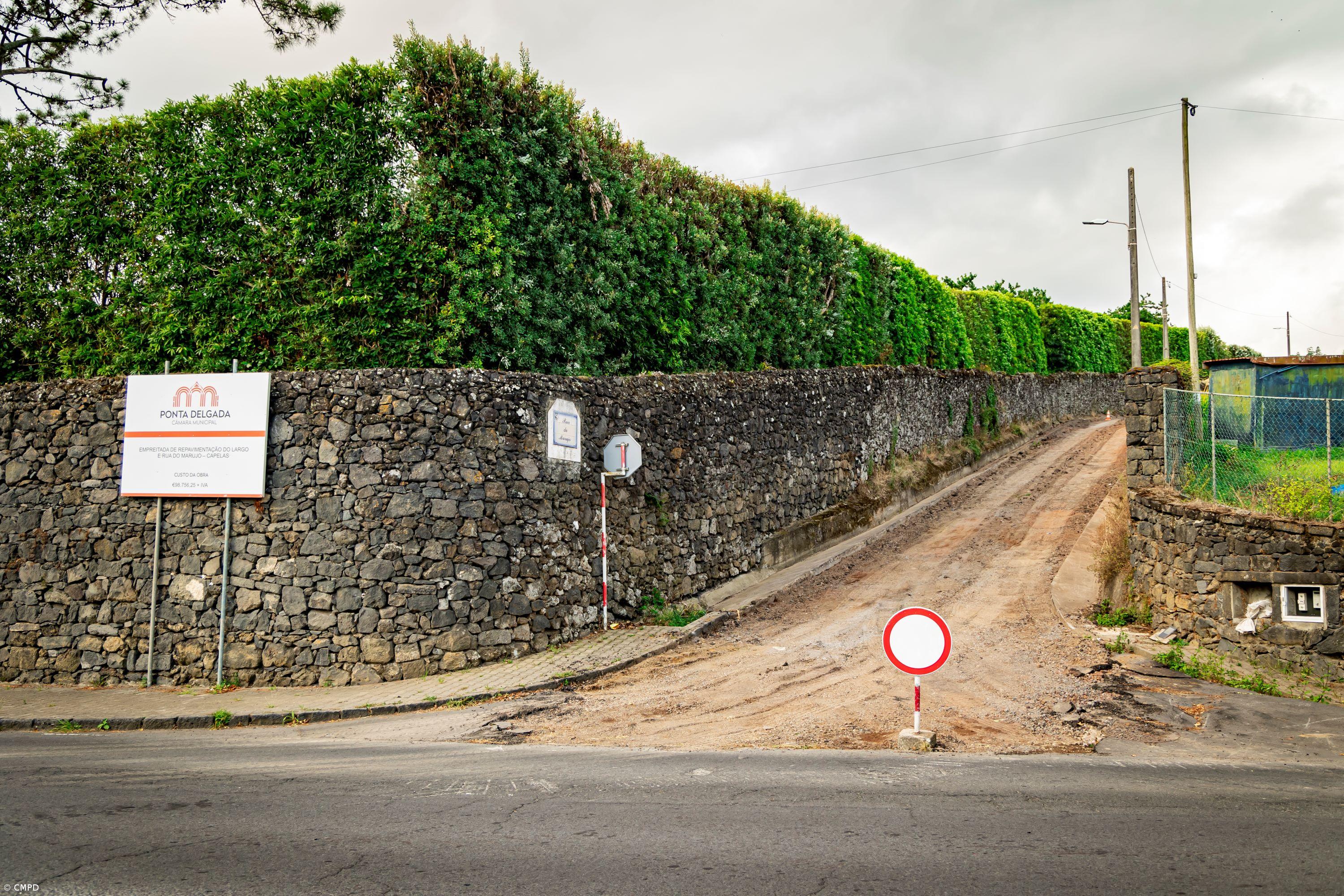 Obras em vias danificadas por intempéries na freguesia das Capelas – Imagem 1