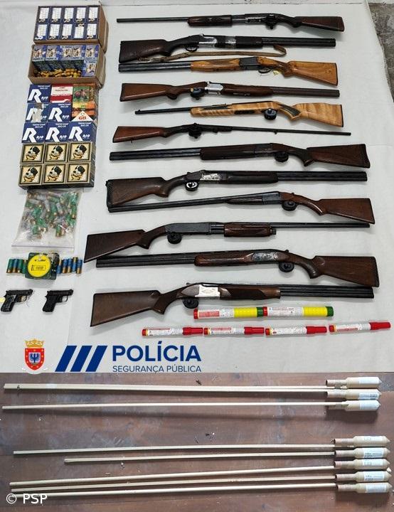 Apreensão de 11 armas de fogo e 14 artigos de pirotecnia em São Jorge – Imagem 1