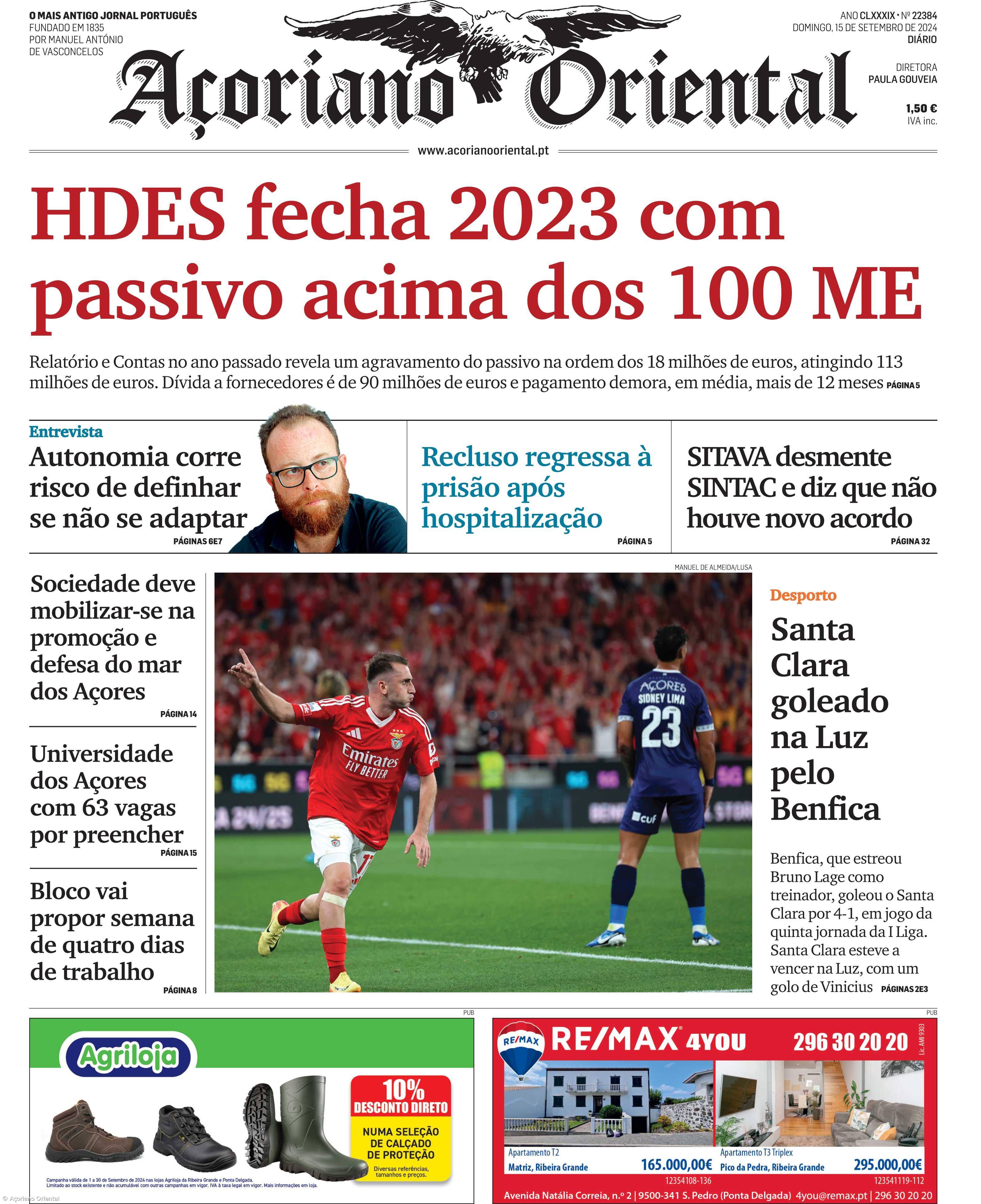 Capa AO 15 setembro 2024 – Imagem 1