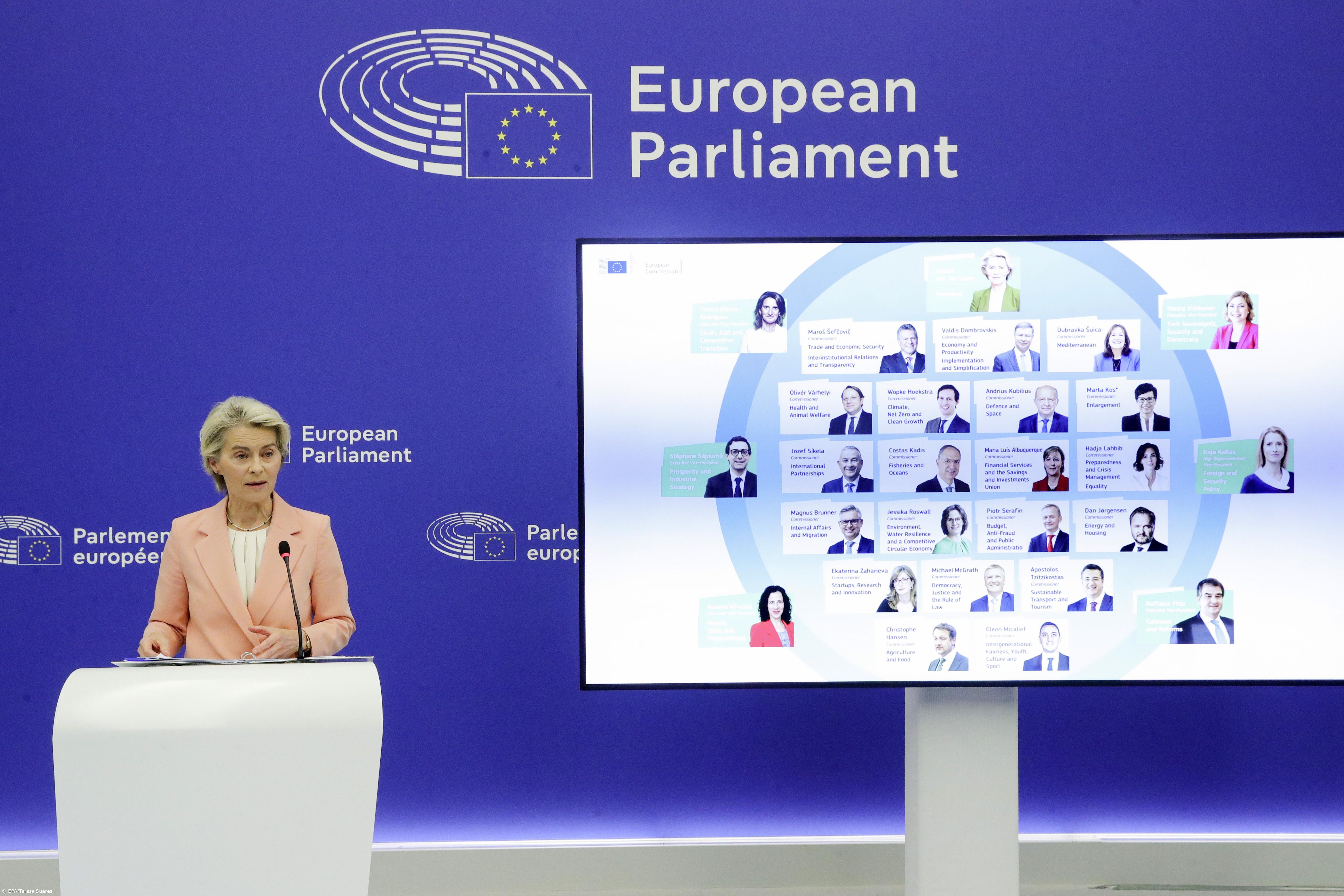 Nova equipa de Von der Leyen na Comissão Europeia com 40% de mulheres  – Imagem 1