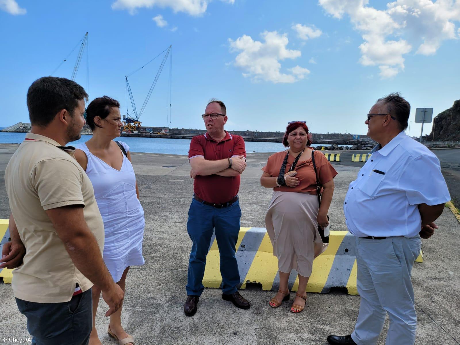 Chega/Açores questiona Governo Regional sobre obras no porto de Santa Maria – Imagem 1