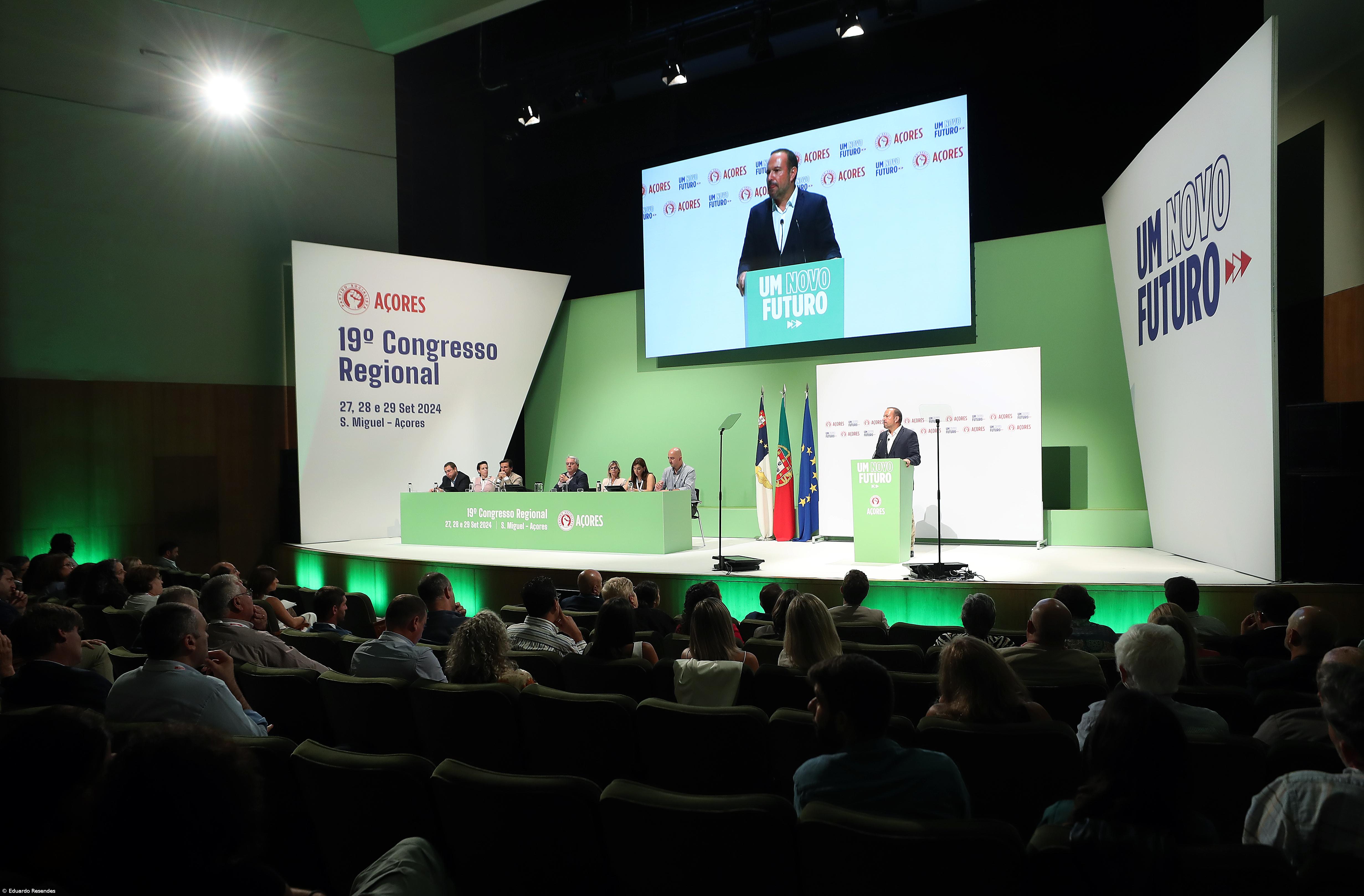 Moção do líder do PS/Açores aprovada em congresso regional por unanimidade – Imagem 1