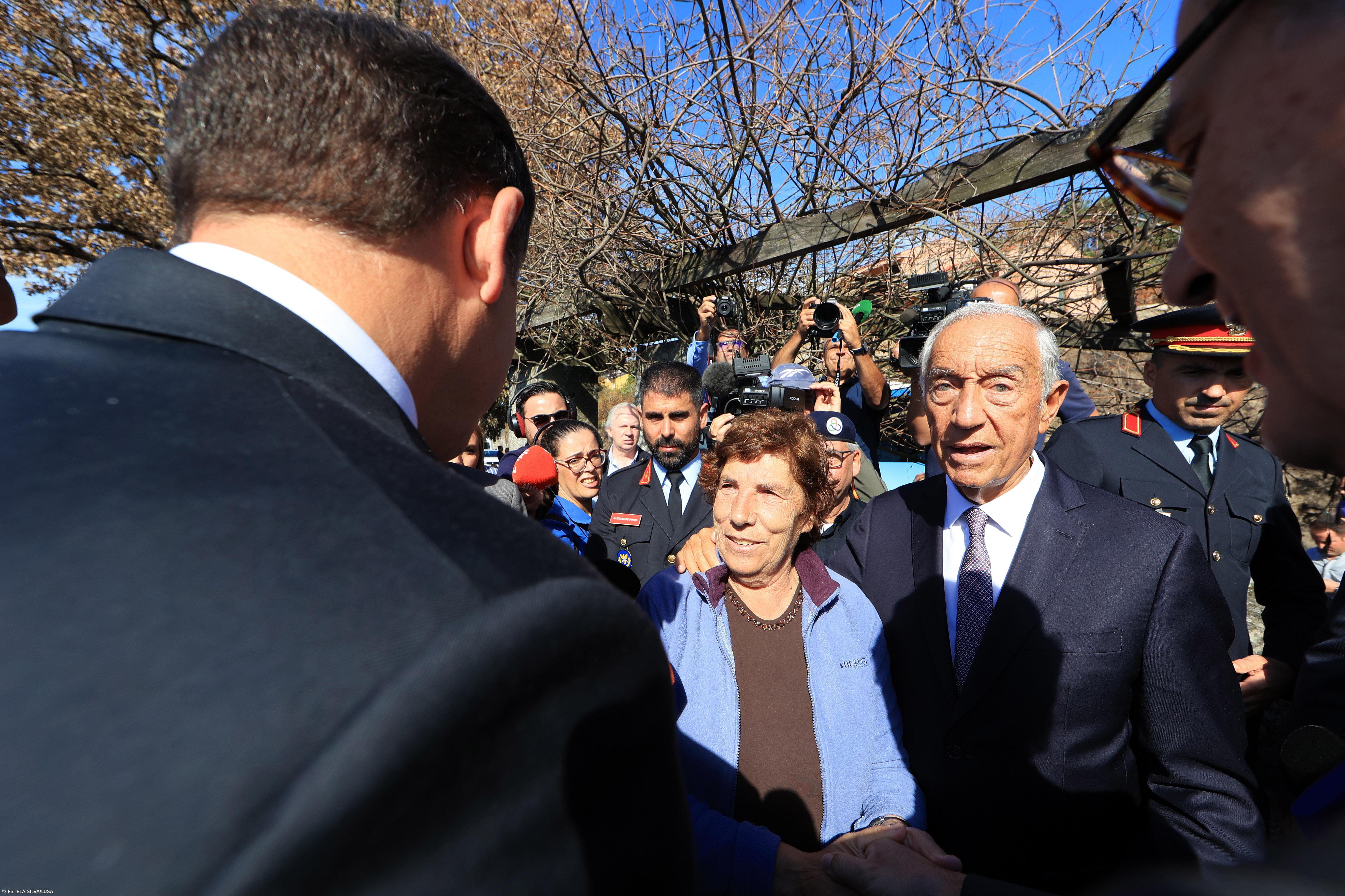 Presidente e primeiro-ministro contactaram com vítimas em Baião – Imagem 1