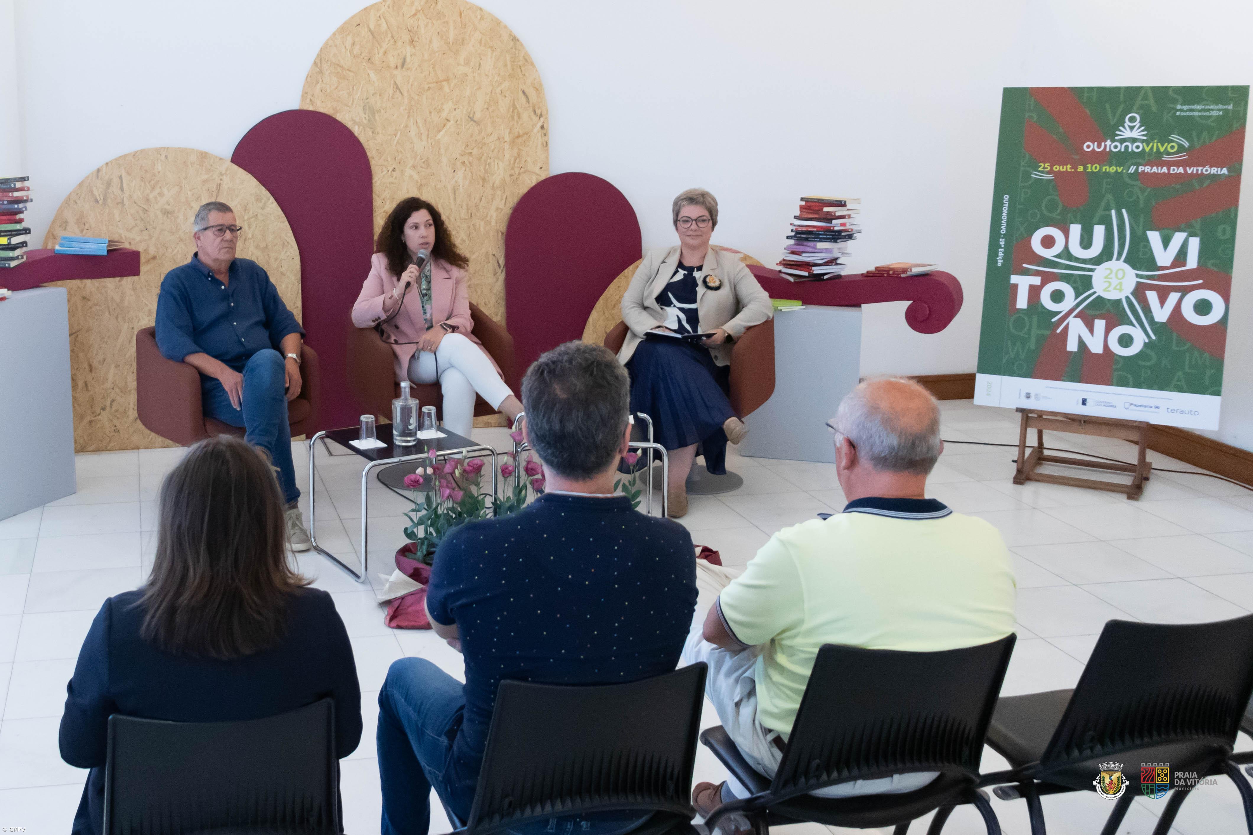 Mia Couto, José Eduardo Agualusa e Dulce Maria Cardoso no festival Outono Vivo – Imagem 1
