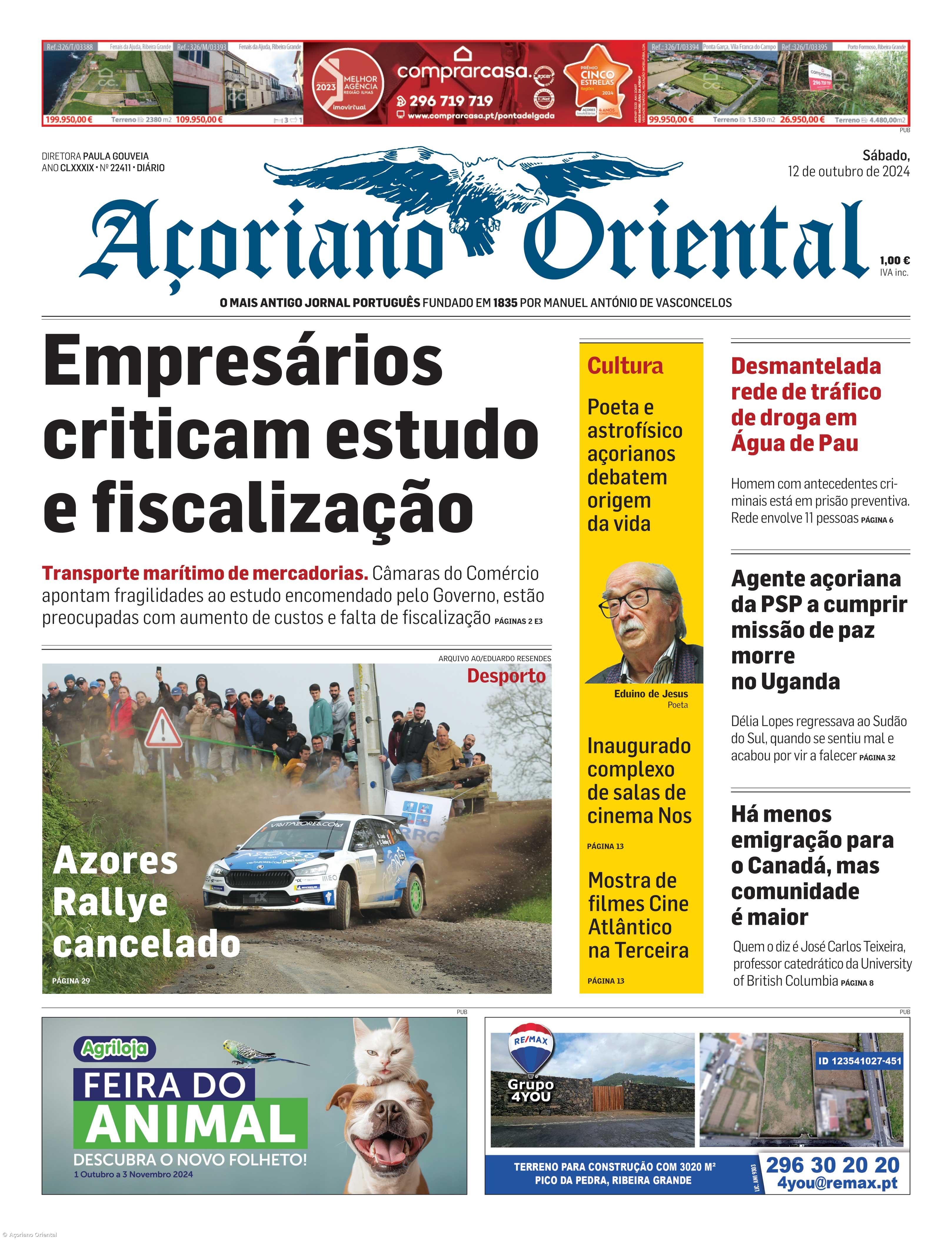 Capa AO 12 outubro 2024 – Imagem 1
