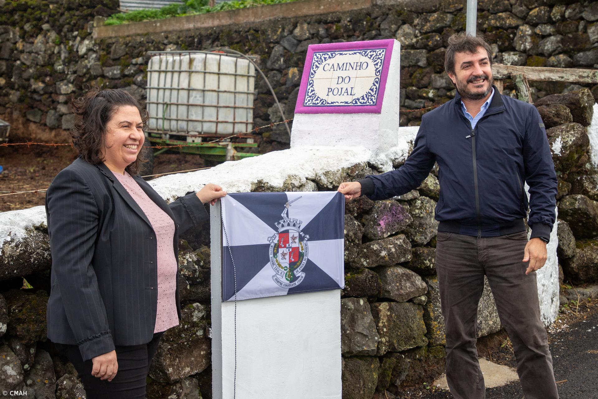 Inaugurada empreitada de pavimentação da Canada do Pojal – Imagem 1