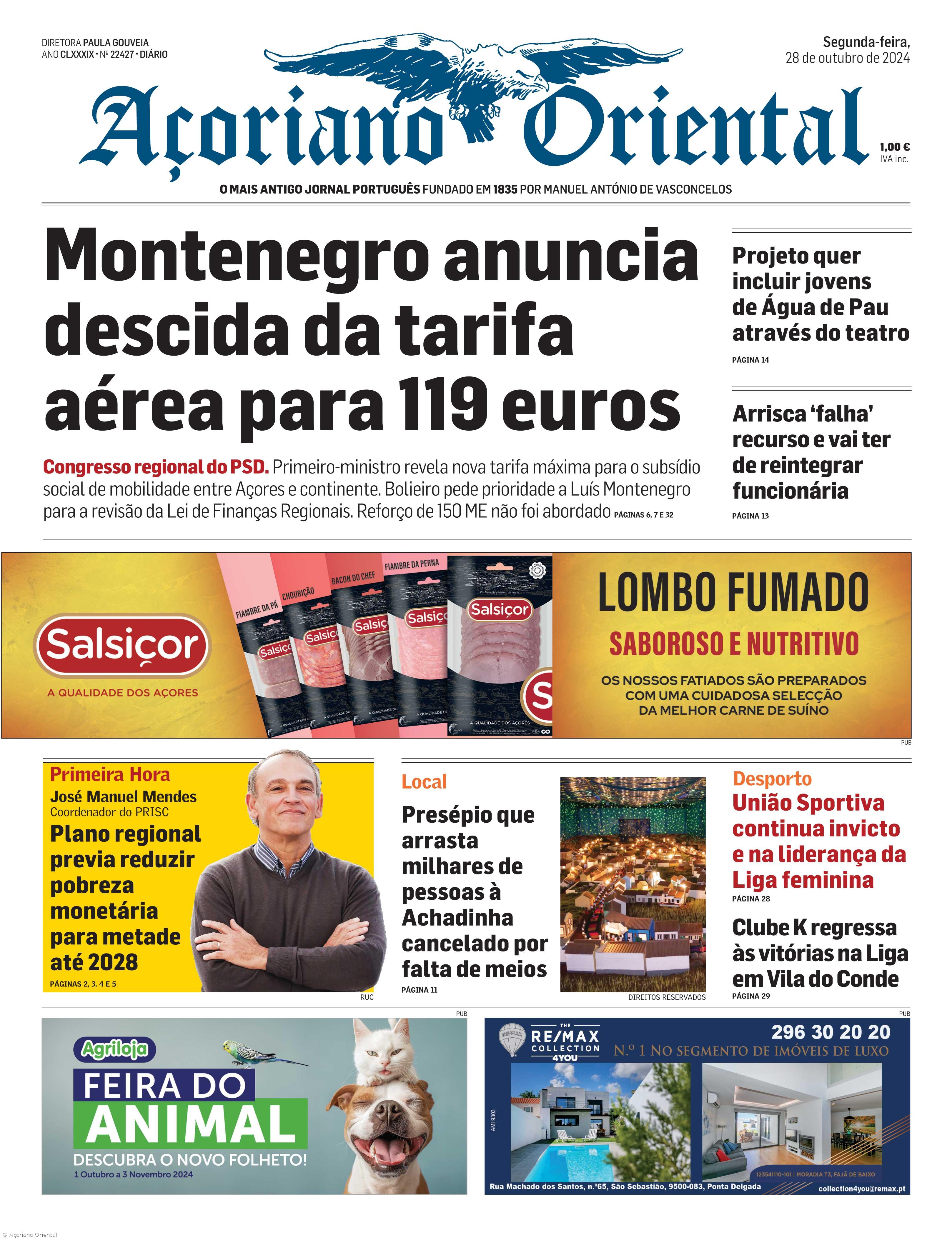 Capa AO 28 outubro 2024 – Imagem 1