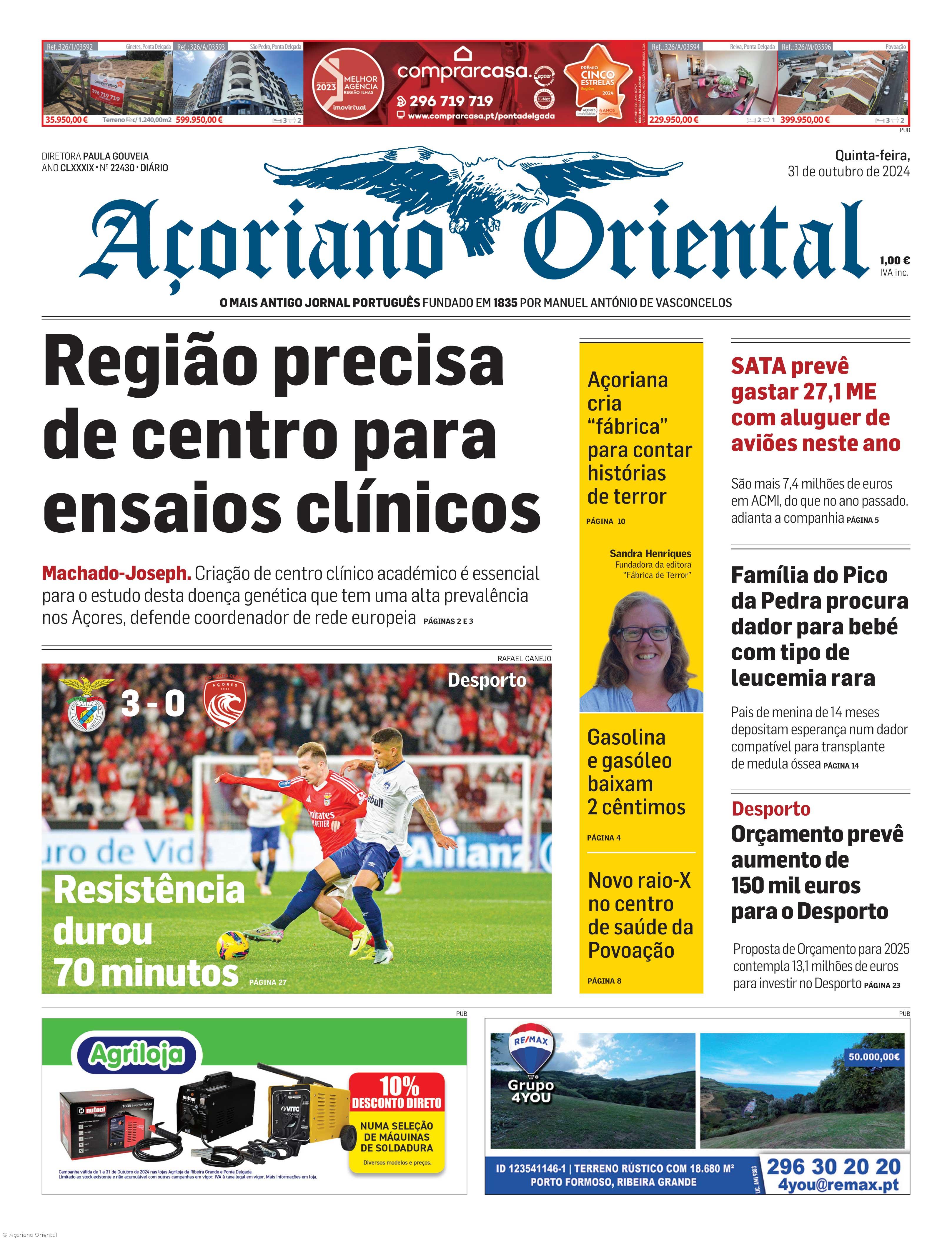 Capa AO 31 outubro 2024 – Imagem 1