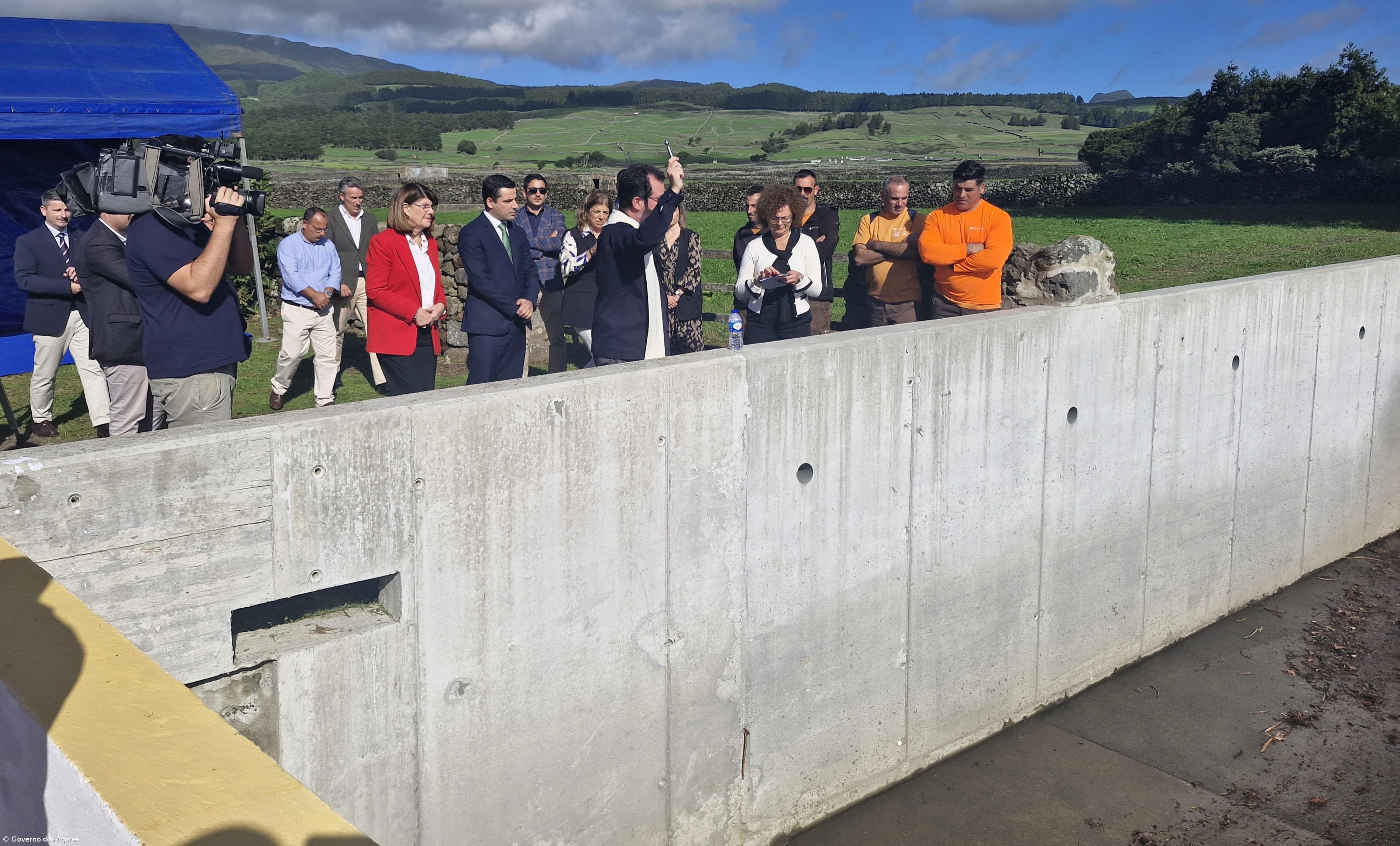 Inauguradas 12 bacias de retenção de caudais sólidos em ribeiras da ilha Terceira – Imagem 1