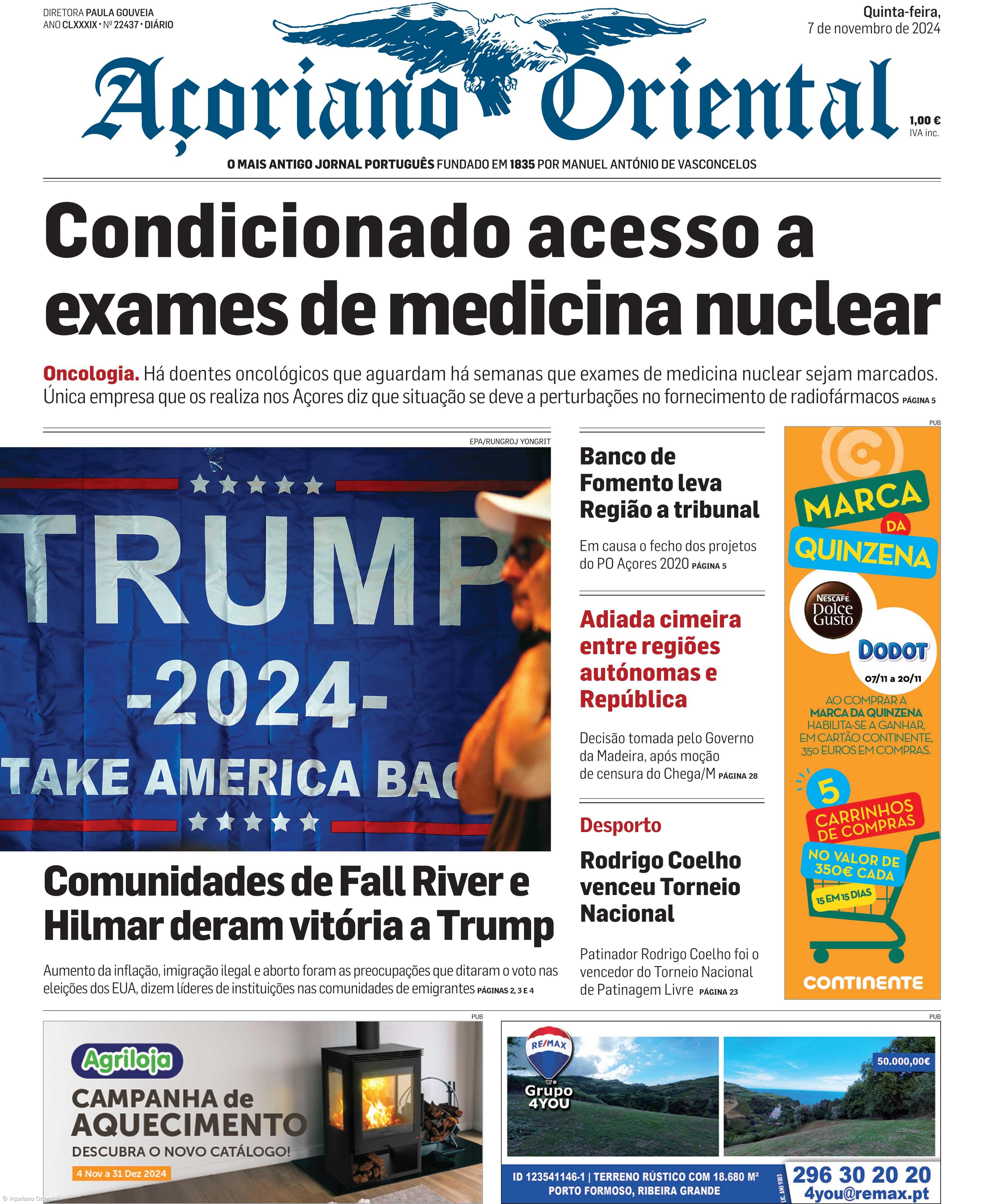 Capa AO 7 novembro 2024 – Imagem 1